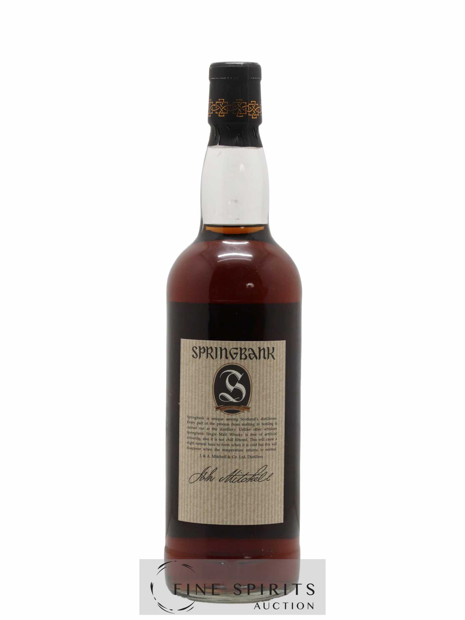 Springbank 21 years Of. Parchment Label - Lot de 1 bouteille - 2