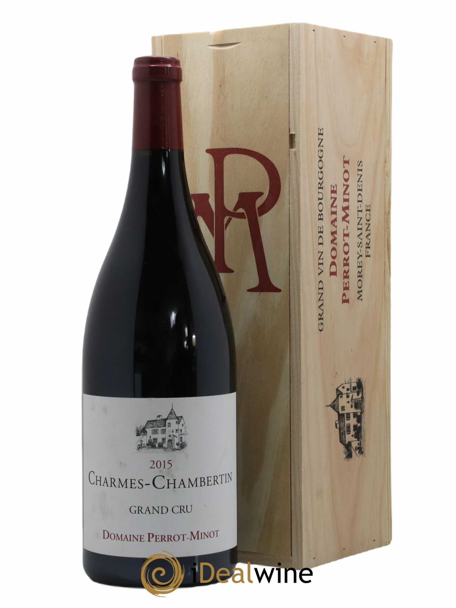 Charmes-Chambertin Grand Cru Vieilles Vignes Perrot-Minot 2015 - Lot of 1 magnum - 0