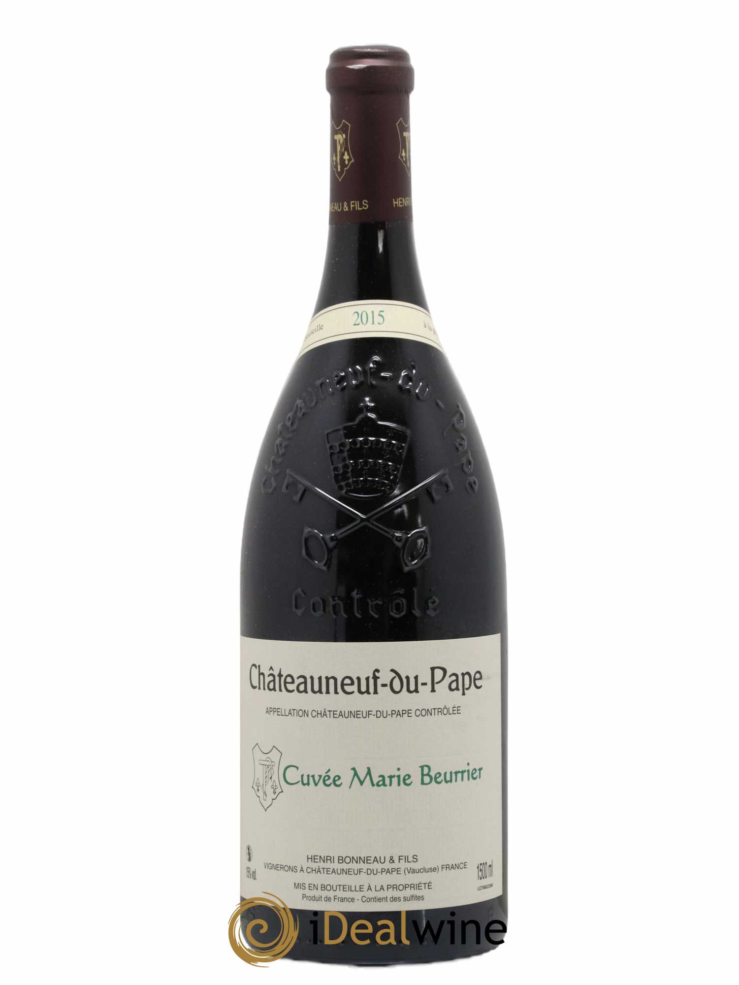 Châteauneuf-du-Pape Marie Beurrier Henri Bonneau & Fils 2015 - Lot de 1 magnum - 0