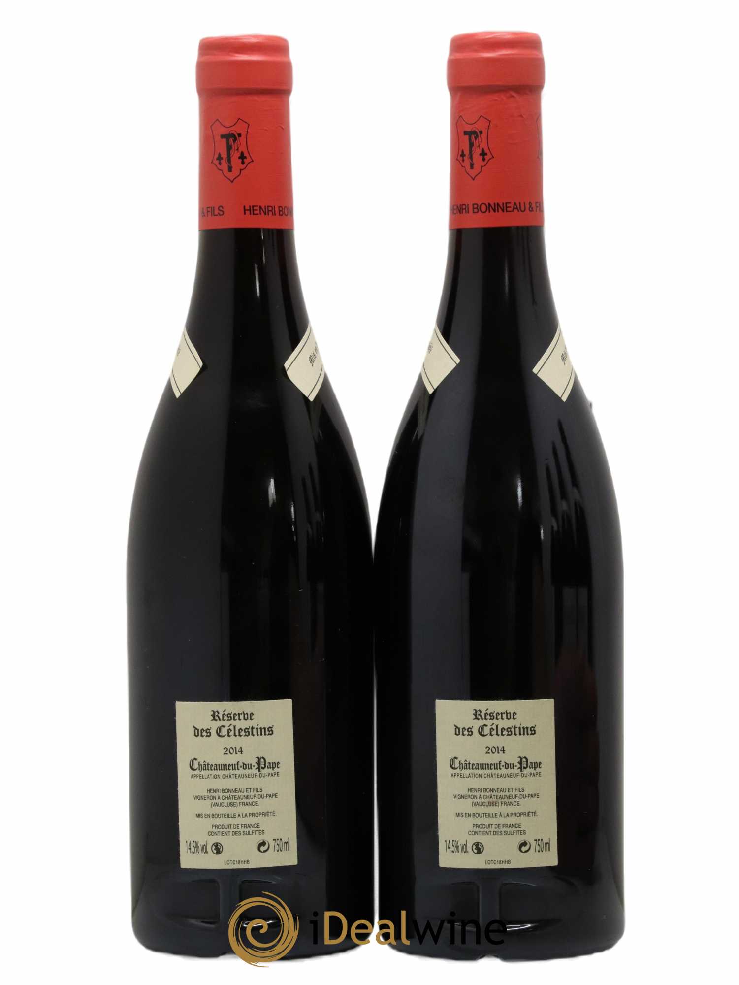 Châteauneuf-du-Pape Réserve des Célestins Henri Bonneau & Fils 2014 - Lot de 2 bouteilles - 1