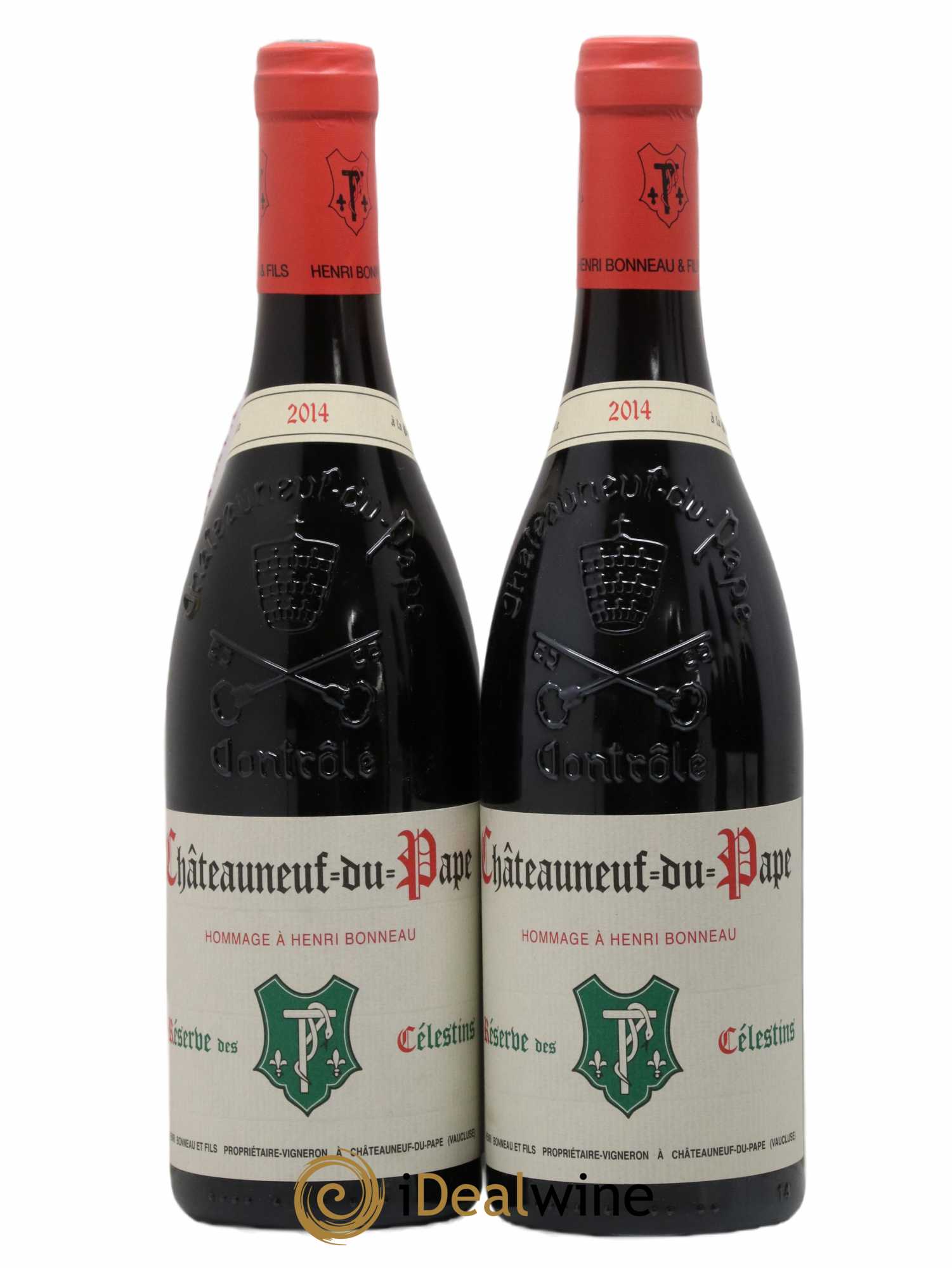 Châteauneuf-du-Pape Réserve des Célestins Henri Bonneau & Fils 2014 - Lot de 2 bouteilles - 0