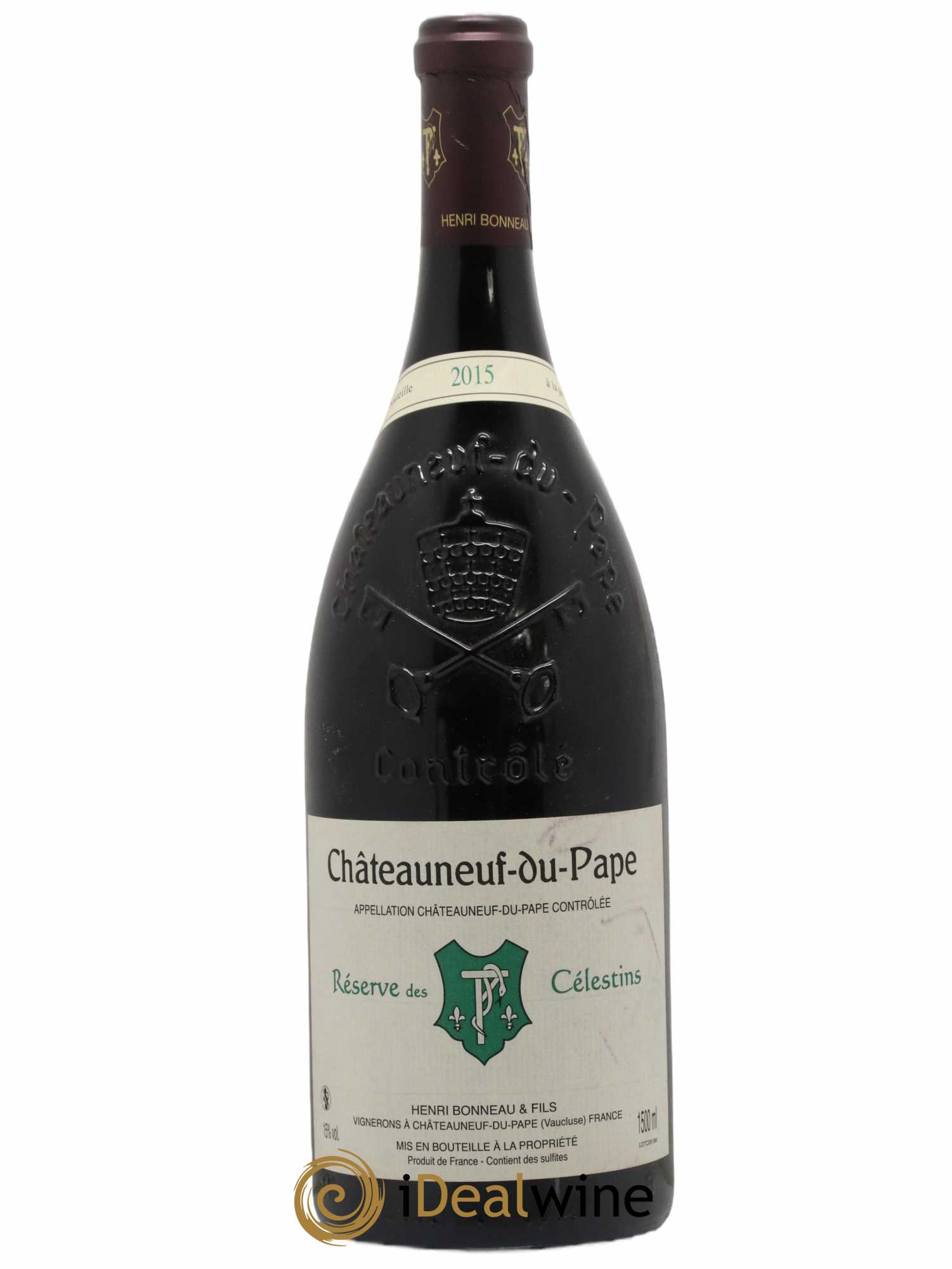 Châteauneuf-du-Pape Réserve des Célestins Henri Bonneau & Fils 2015 - Lot de 1 magnum - 0