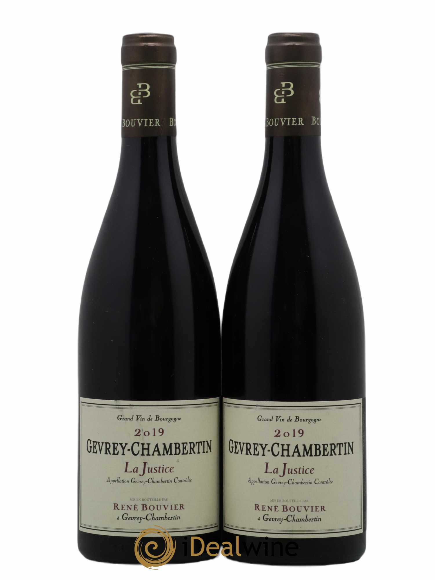 Gevrey-Chambertin La Justice René Bouvier (Domaine) 2019 - Lot de 2 bouteilles - 0