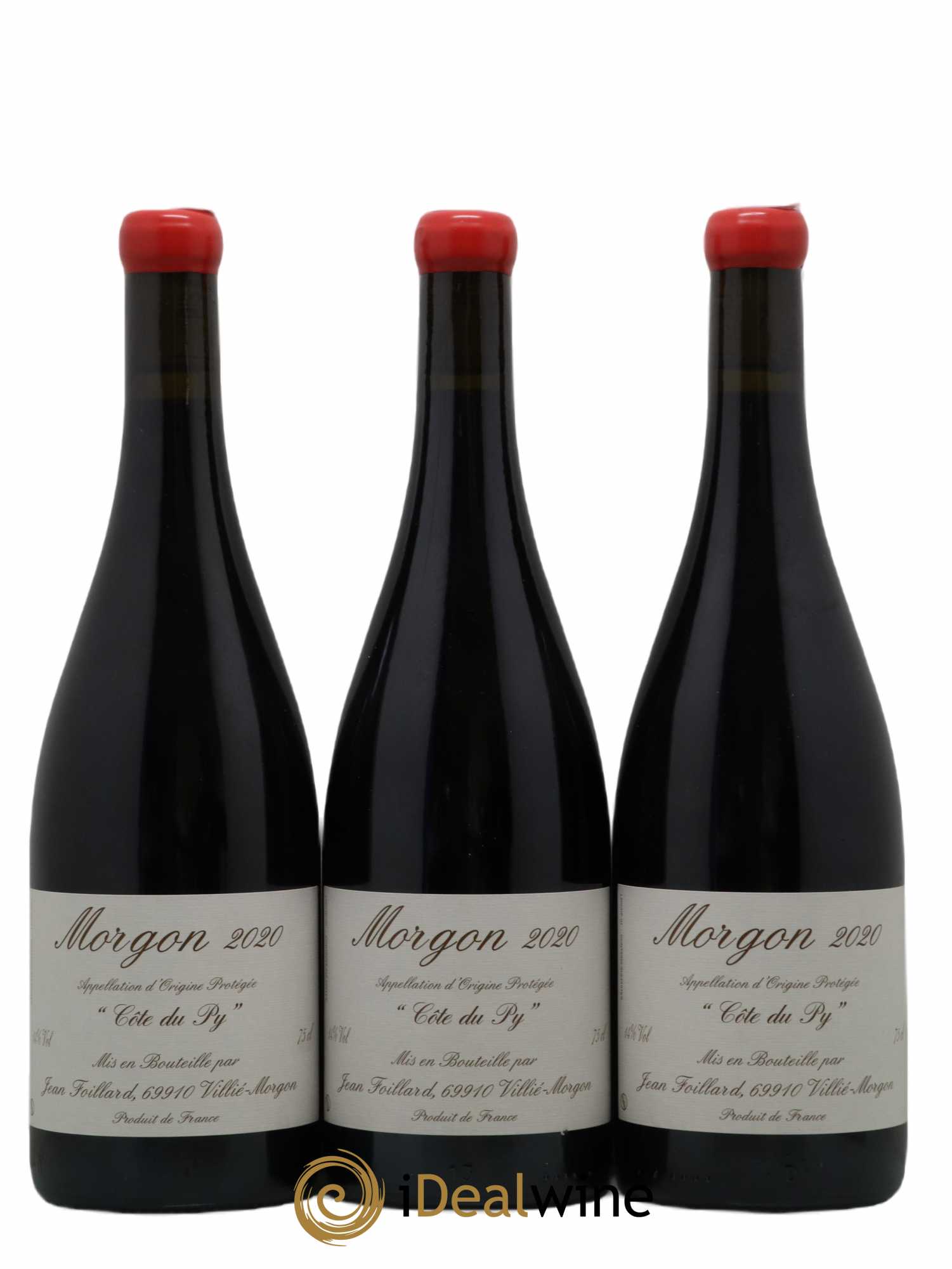 Morgon Côte du Py Jean Foillard 2020 - Lot de 3 bouteilles - 0