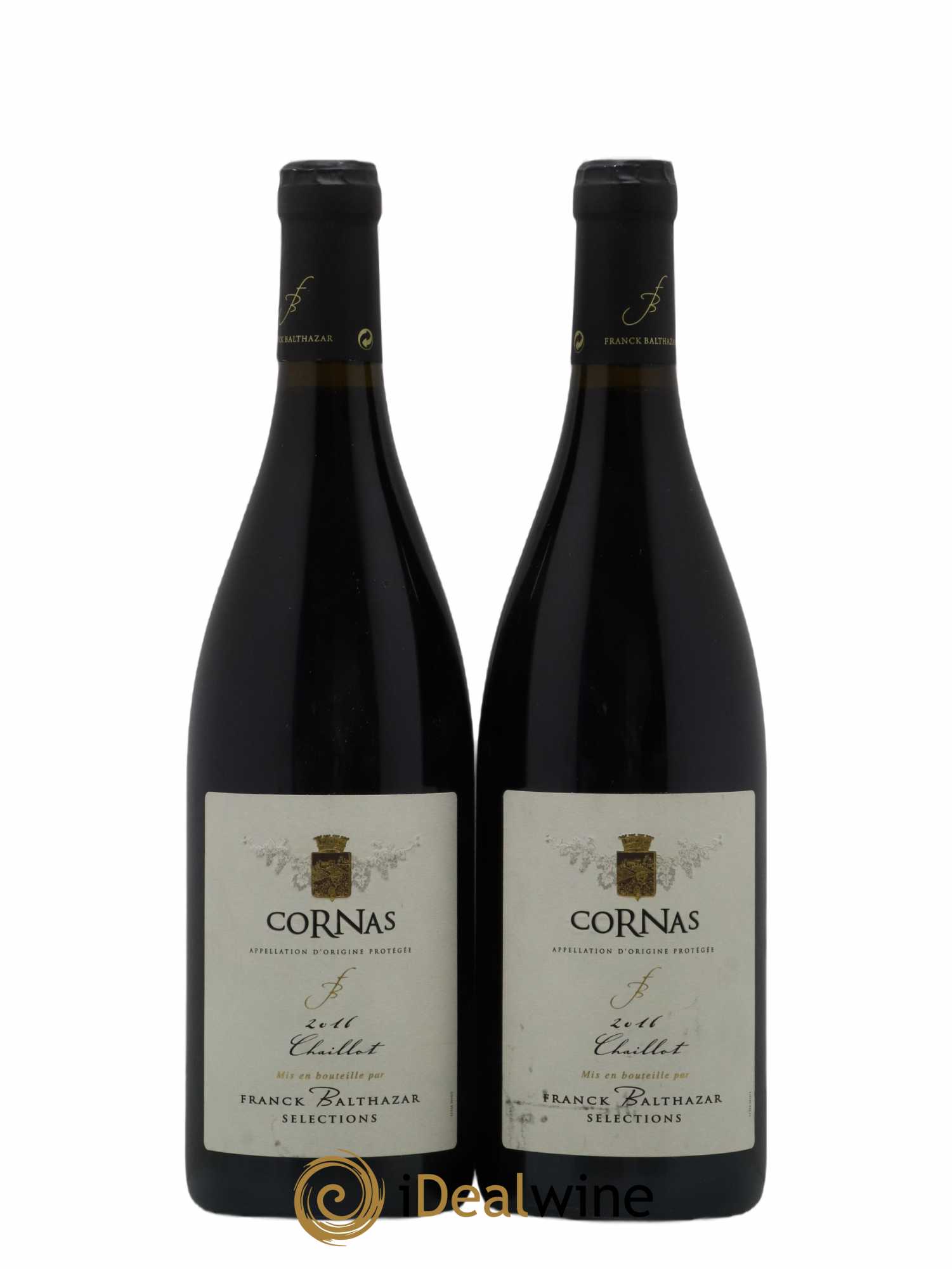 Cornas Chaillot Franck Balthazar (Domaine) 2016 - Lot de 2 bouteilles - 0