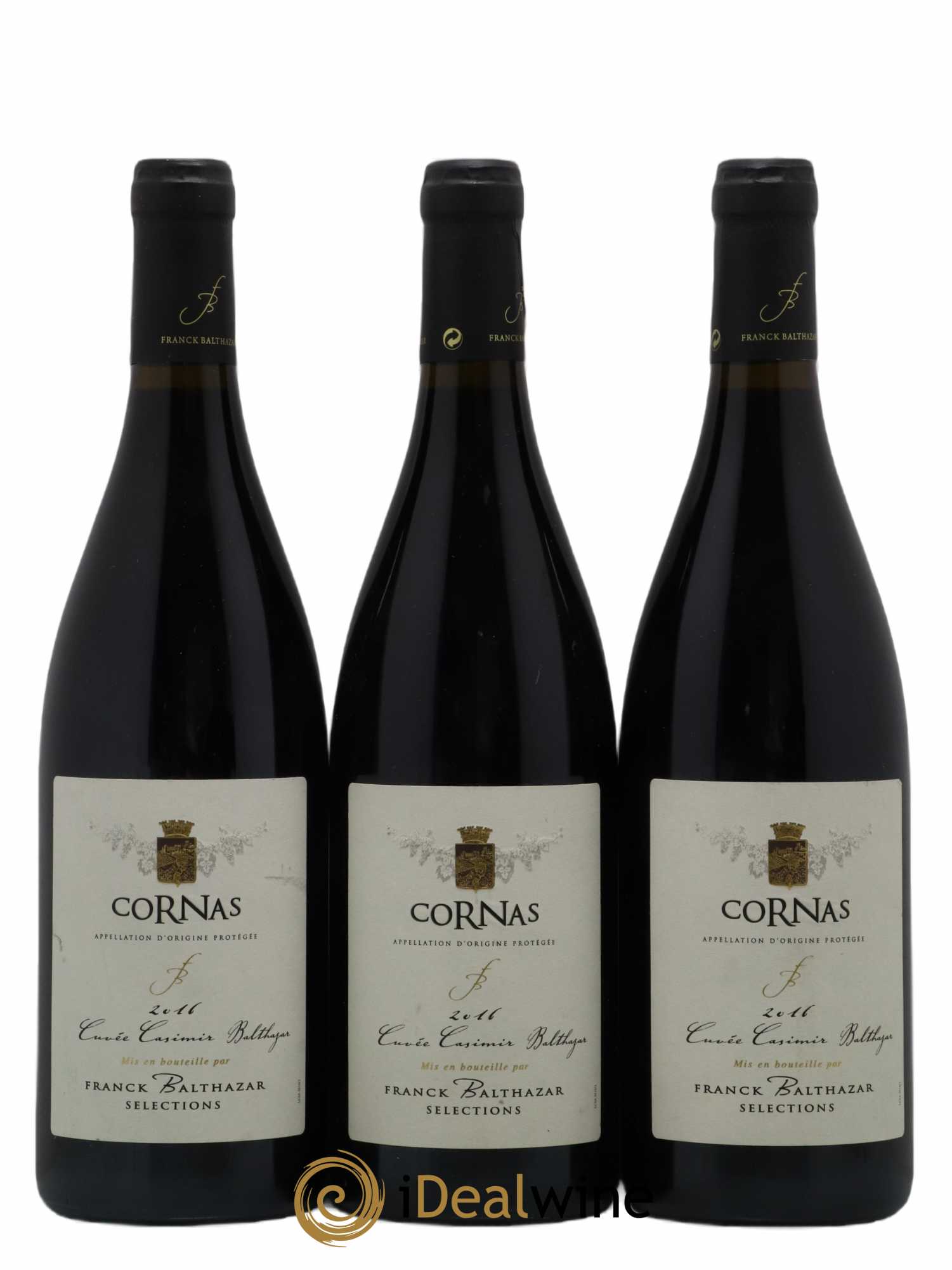 Cornas Cuvée Casimir Balthazar Franck Balthazar (Domaine) 2016 - Lot de 3 bouteilles - 0
