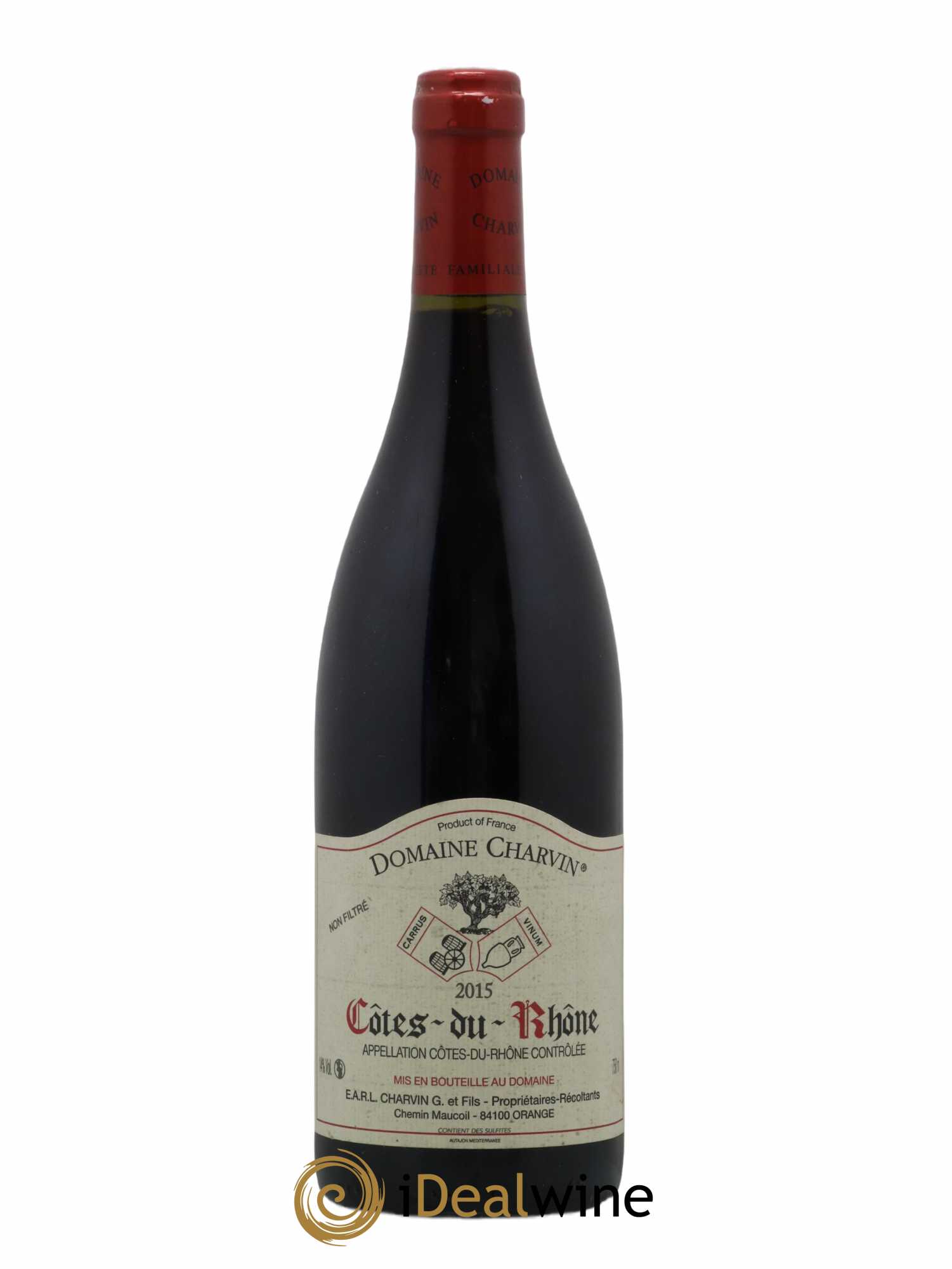 Côtes-du-Rhône Charvin (Domaine) 2015 - Lot de 1 bouteille - 0