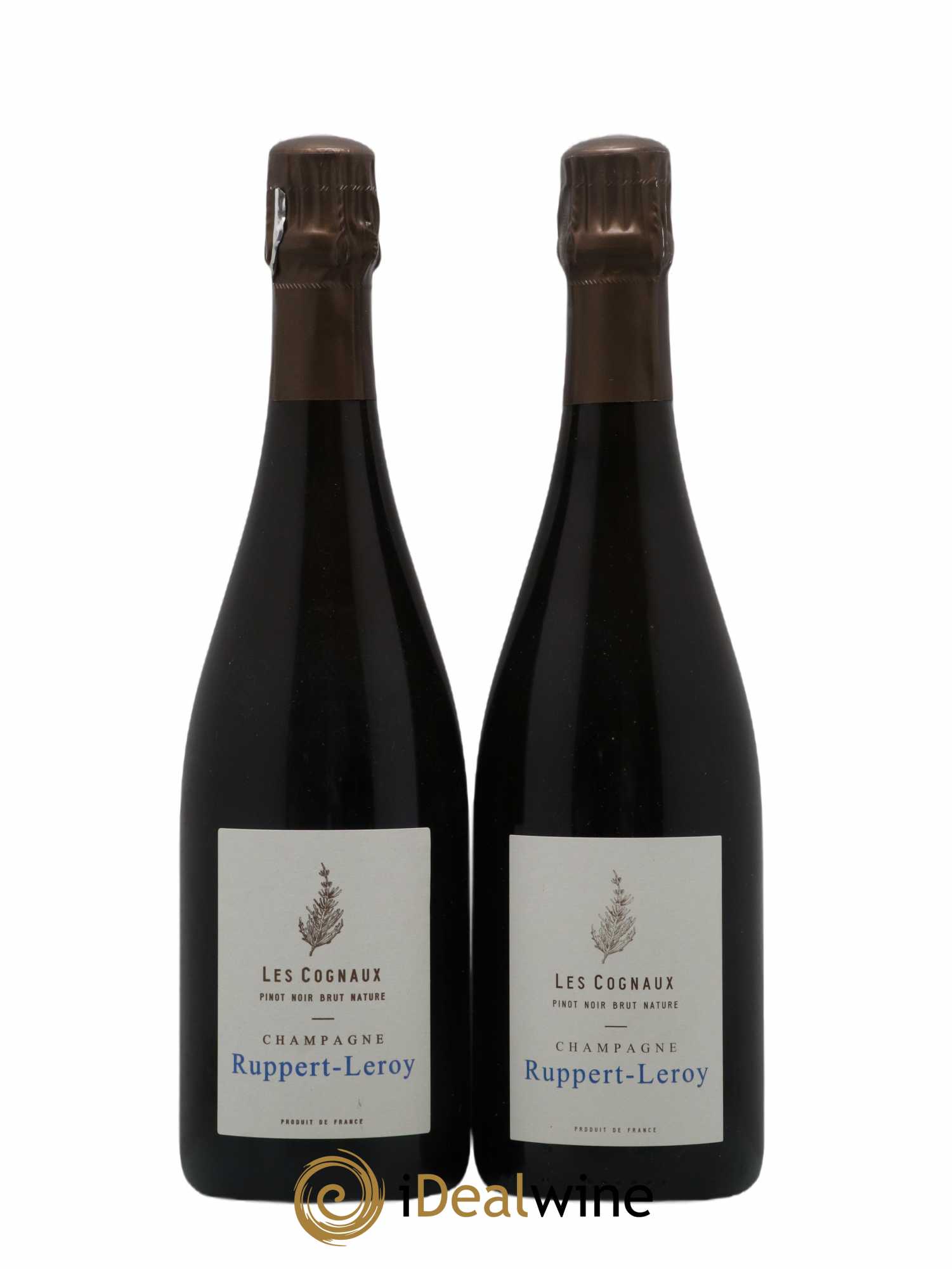Les Cognaux Brut Nature Ruppert-Leroy 2018 - Lot de 2 bouteilles - 0