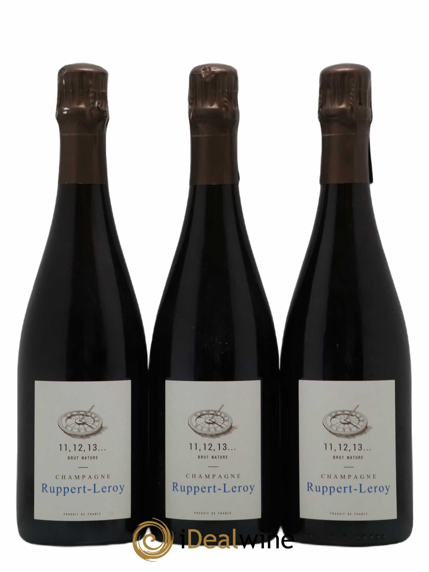 Brut Nature 11,12,13... Ruppert-Leroy - Lot de 3 bouteilles - 0
