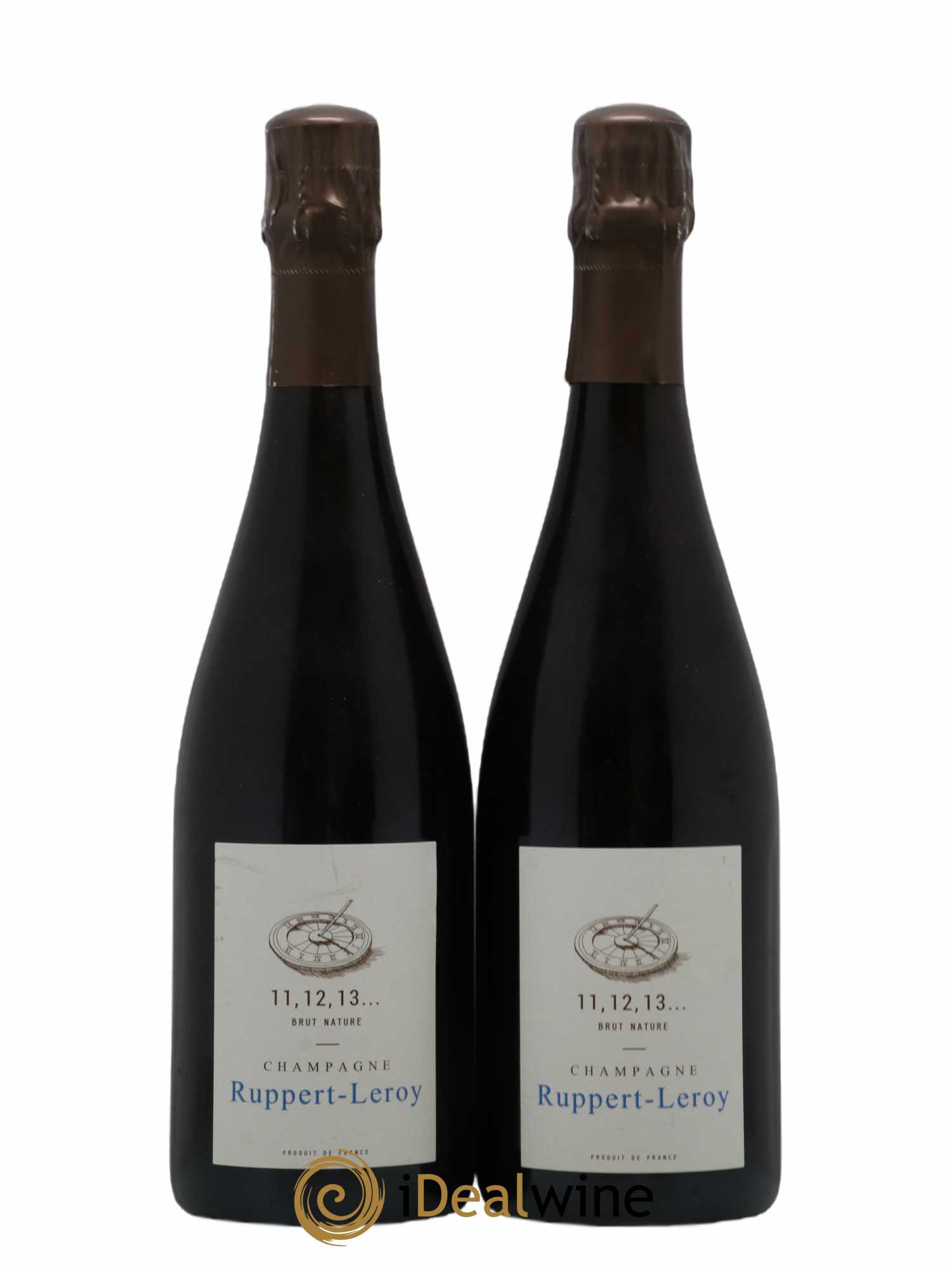 Brut Nature 11,12,13... Ruppert-Leroy - Lot de 2 bouteilles - 0