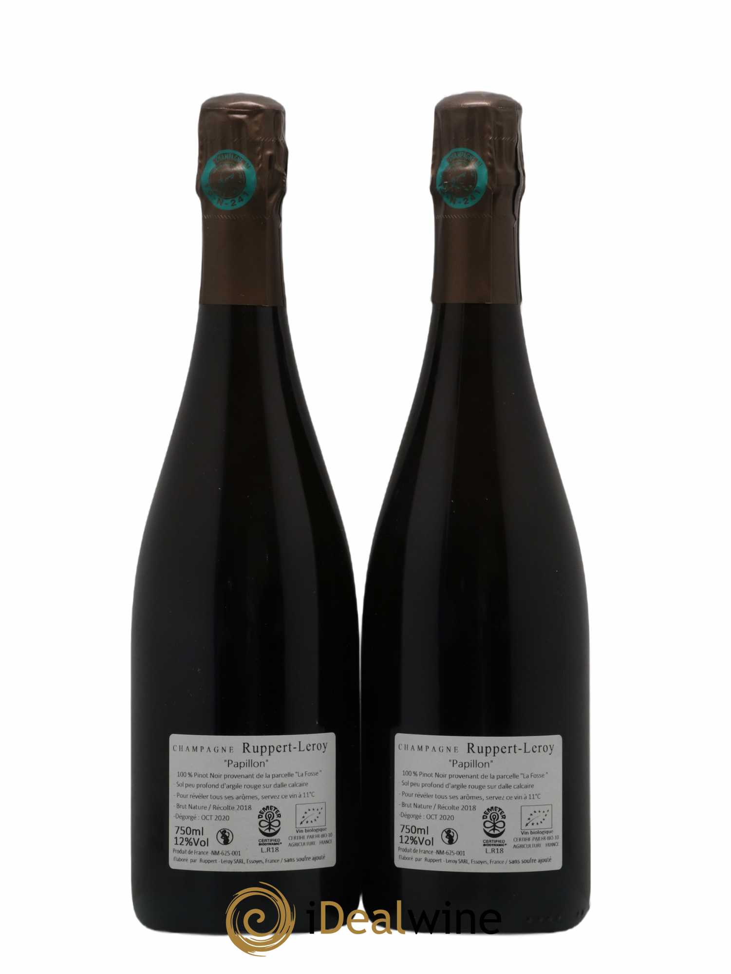 11,12,13... Brut Nature Ruppert-Leroy 2018 - Lot de 2 bouteilles - 1