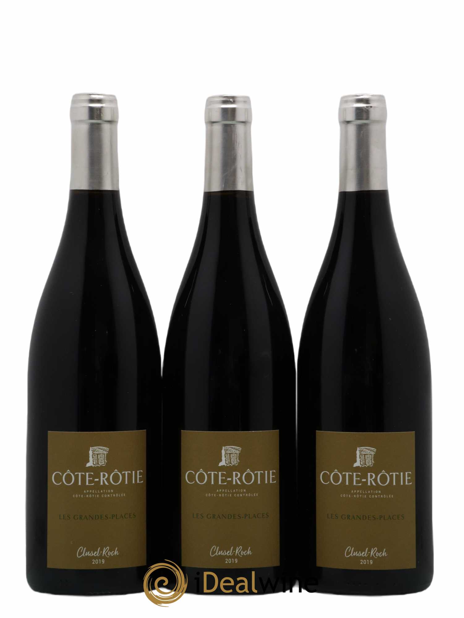 Côte-Rôtie Les Grandes Places Clusel-Roch 2019 - Lot de 3 bouteilles - 0