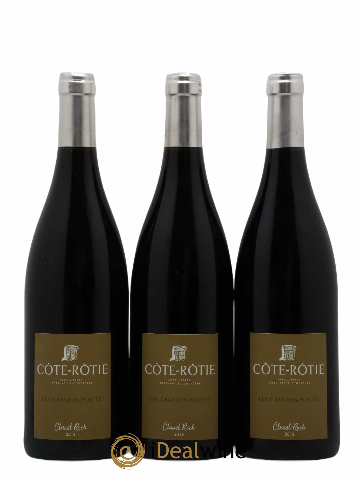 Côte-Rôtie Les Grandes Places Clusel-Roch 2019 - Lot de 3 bouteilles - 0
