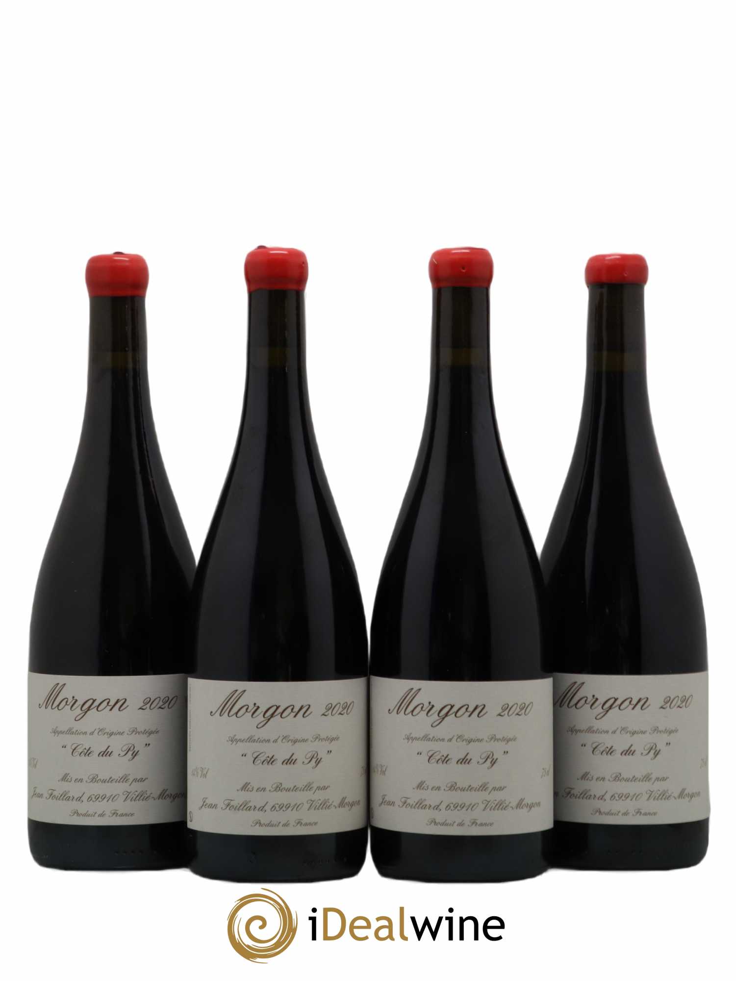 Morgon Côte du Py Jean Foillard 2020 - Lot de 4 bouteilles - 0