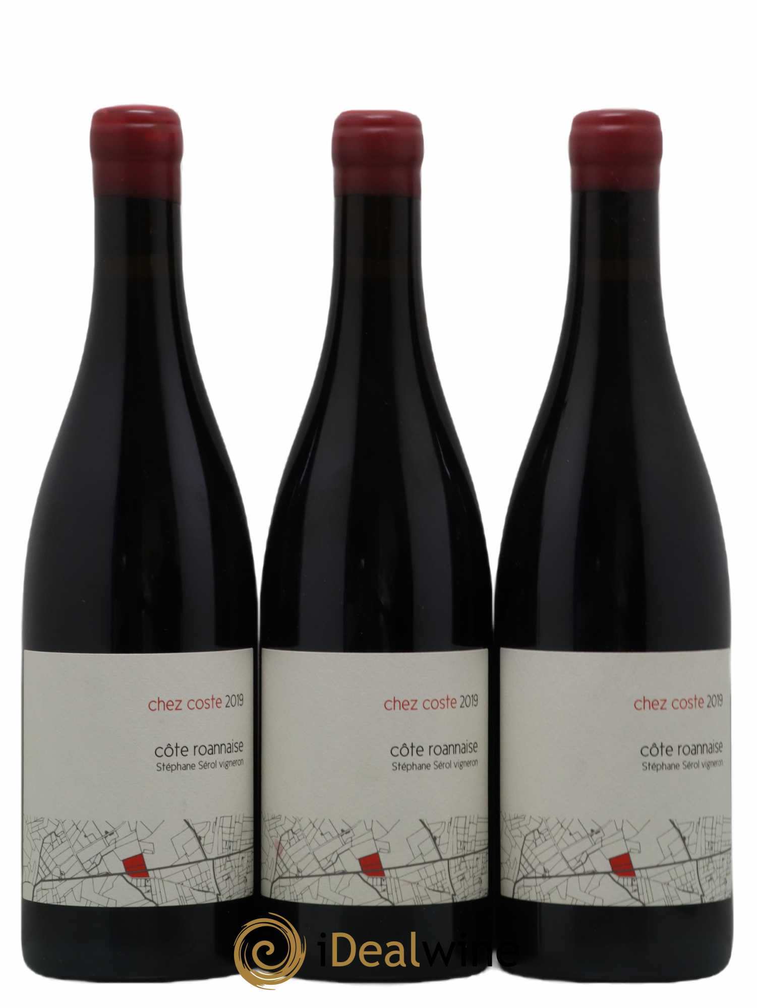 Côte Roannaise Chez Coste Domaine Sérol 2019 - Lot de 3 bouteilles - 0