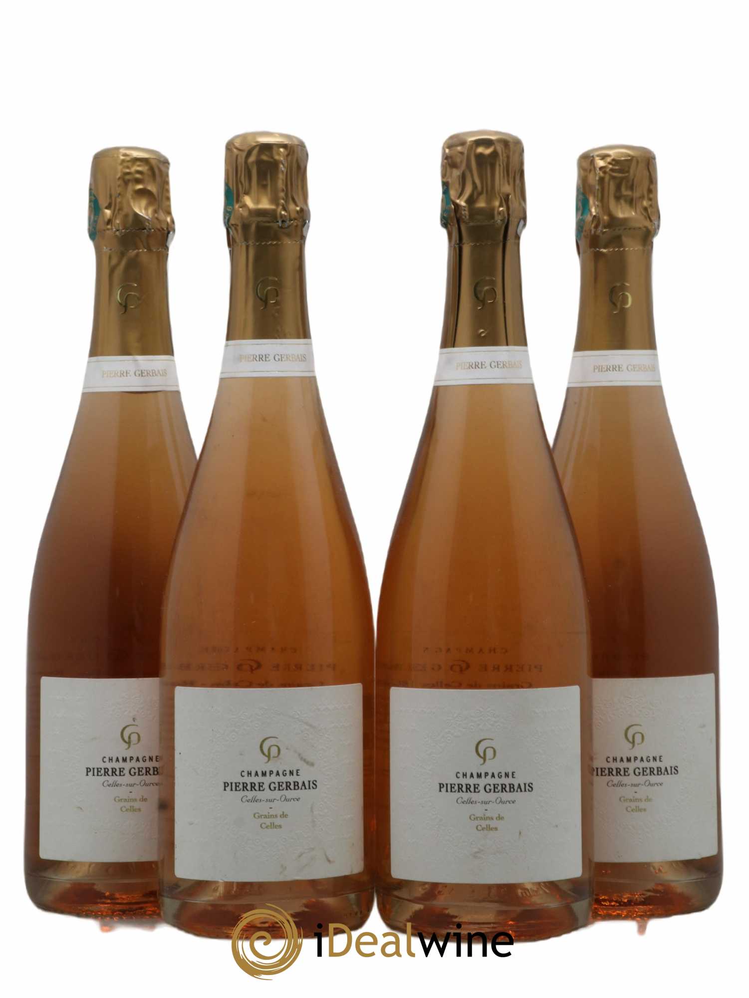 Champagne - Pierre Gerbays Grains de Celles Extra Brut - Lot de 4 bouteilles - 0