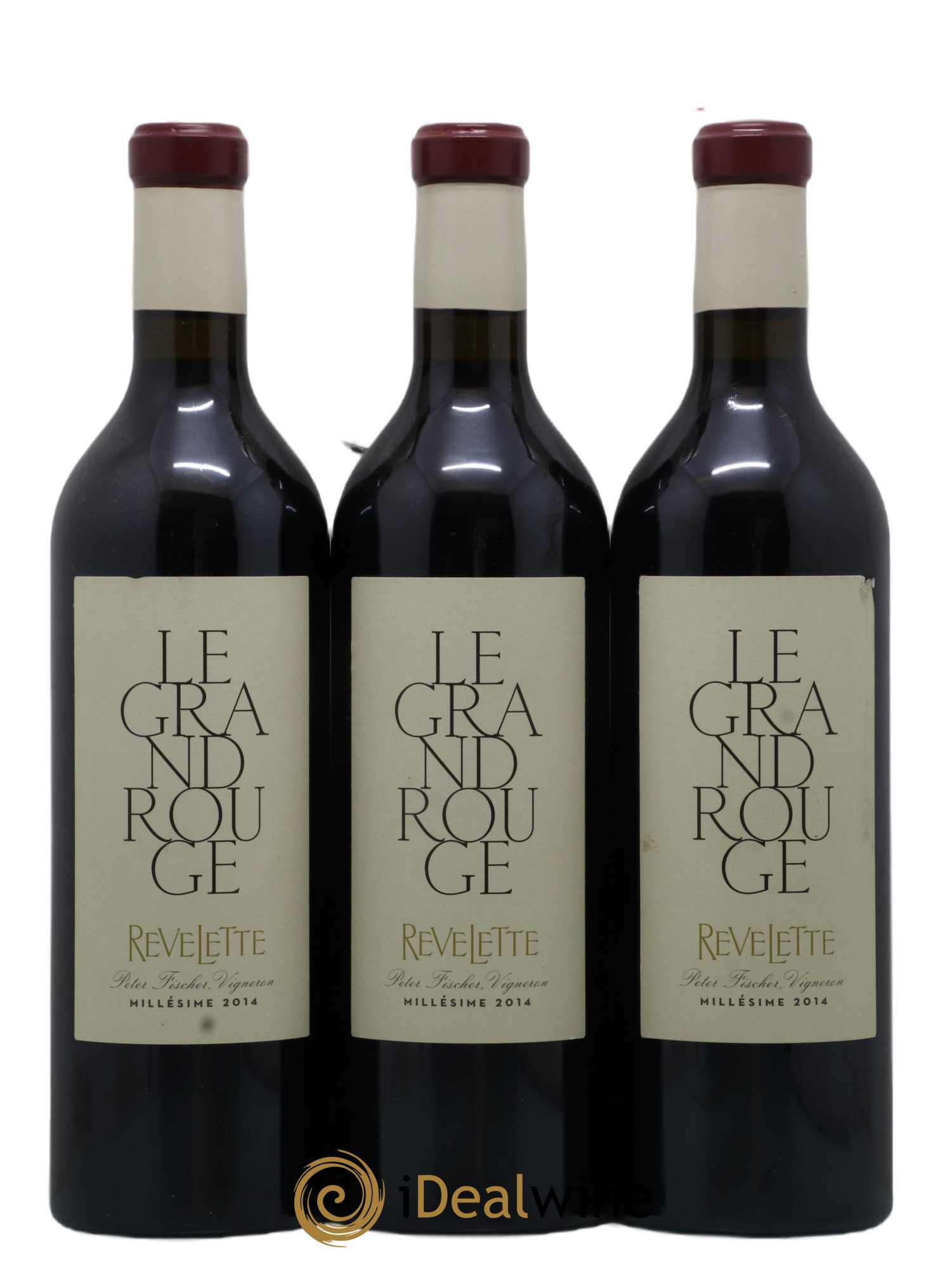 Bouches du Rhône Château Revelette Le Grand Rouge 2014 - Lot de 3 bouteilles - 0