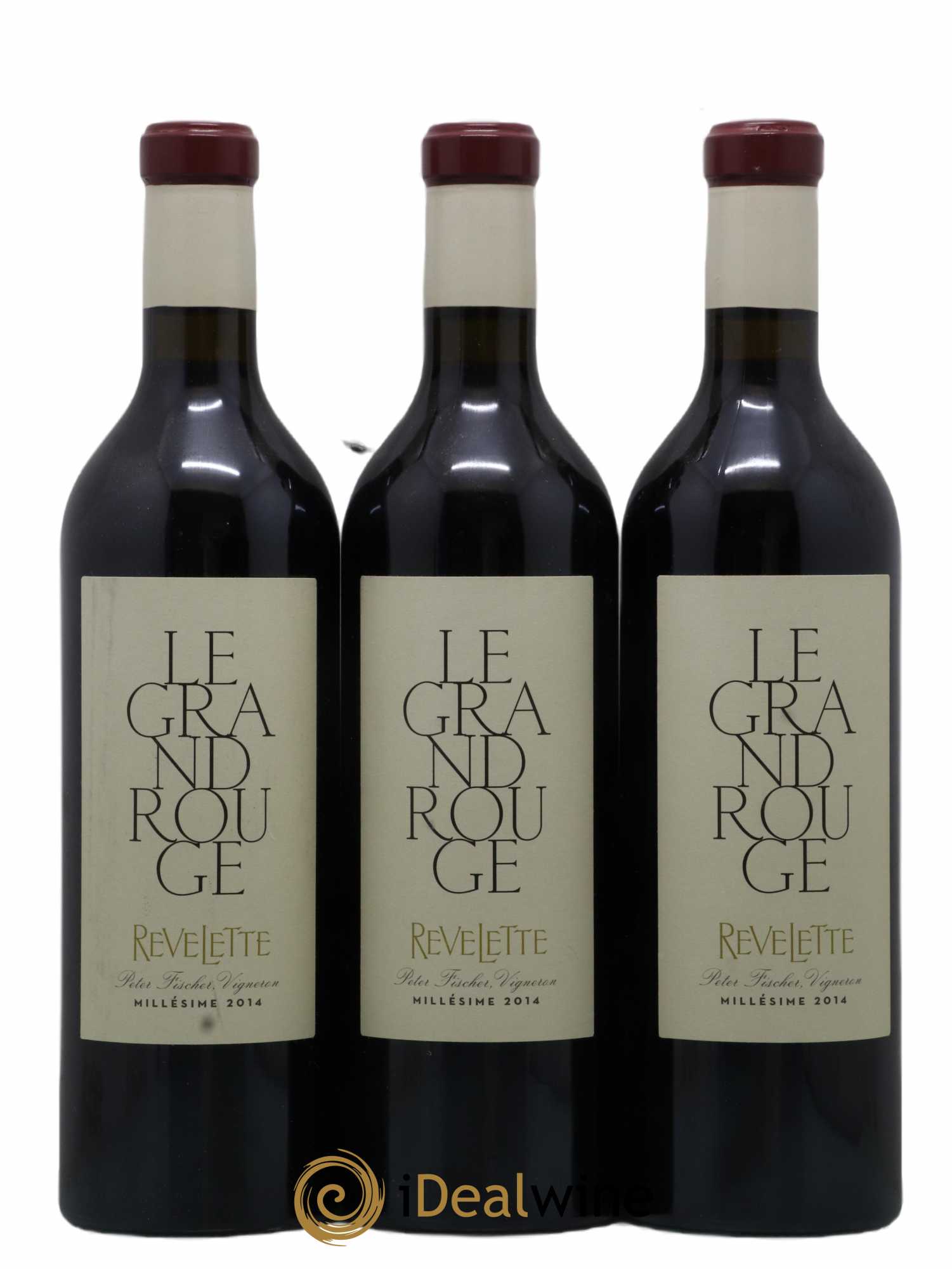 Bouches du Rhône Château Revelette Le Grand Rouge 2014 - Lot de 3 bouteilles - 0