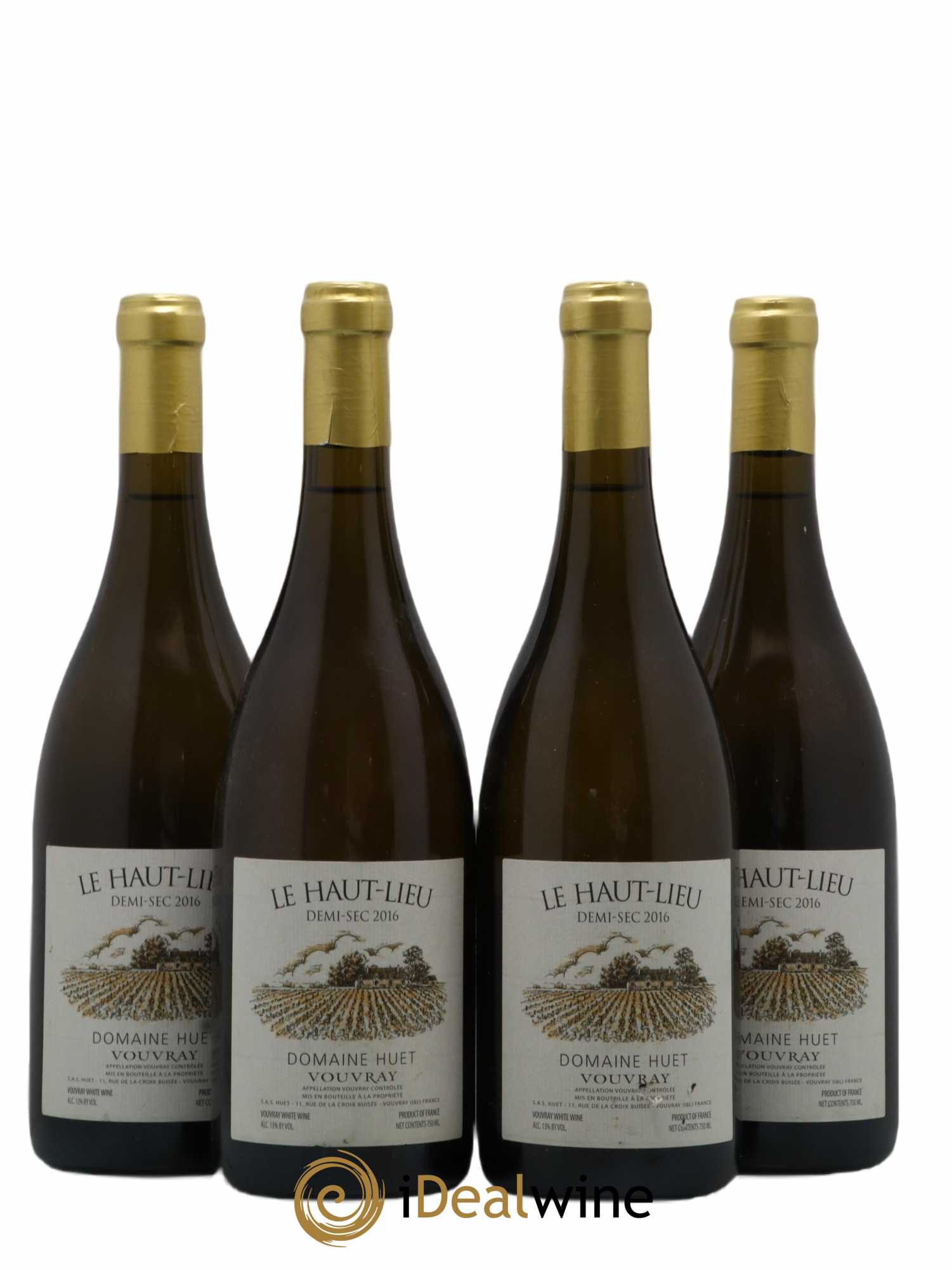 Vouvray Le Haut-Lieu Demi-Sec Domaine Huet 2016 - Lot de 4 bouteilles - 0