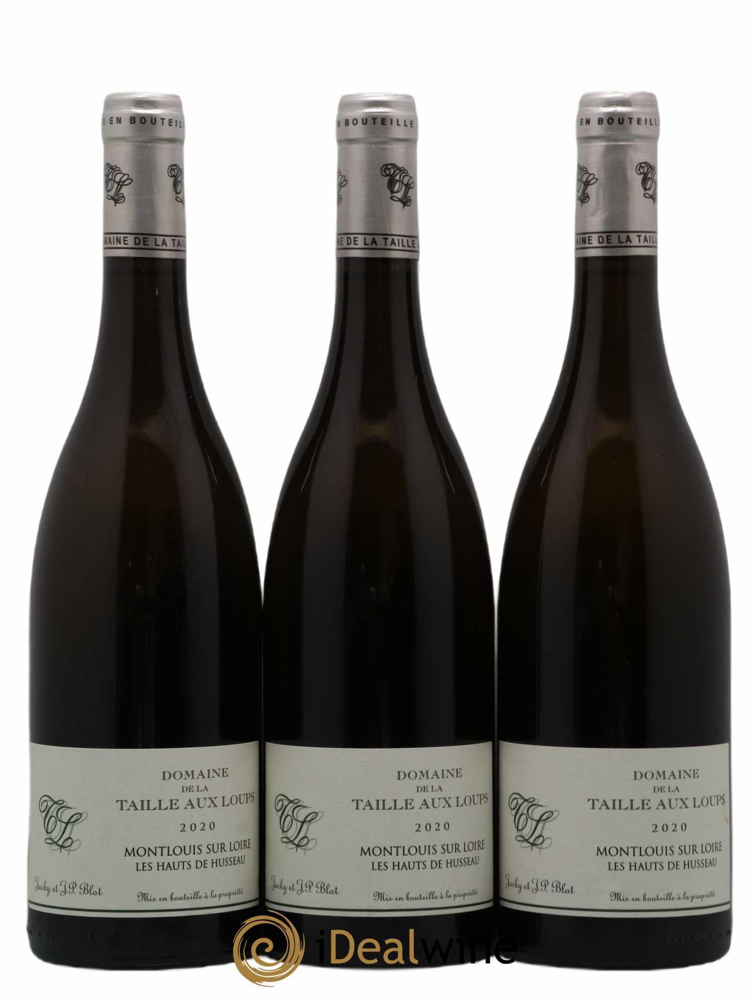 Montlouis-sur-Loire Les Hauts de Husseau La Taille aux Loups - Jacky Blot 2020 - Lot de 3 bouteilles - 0