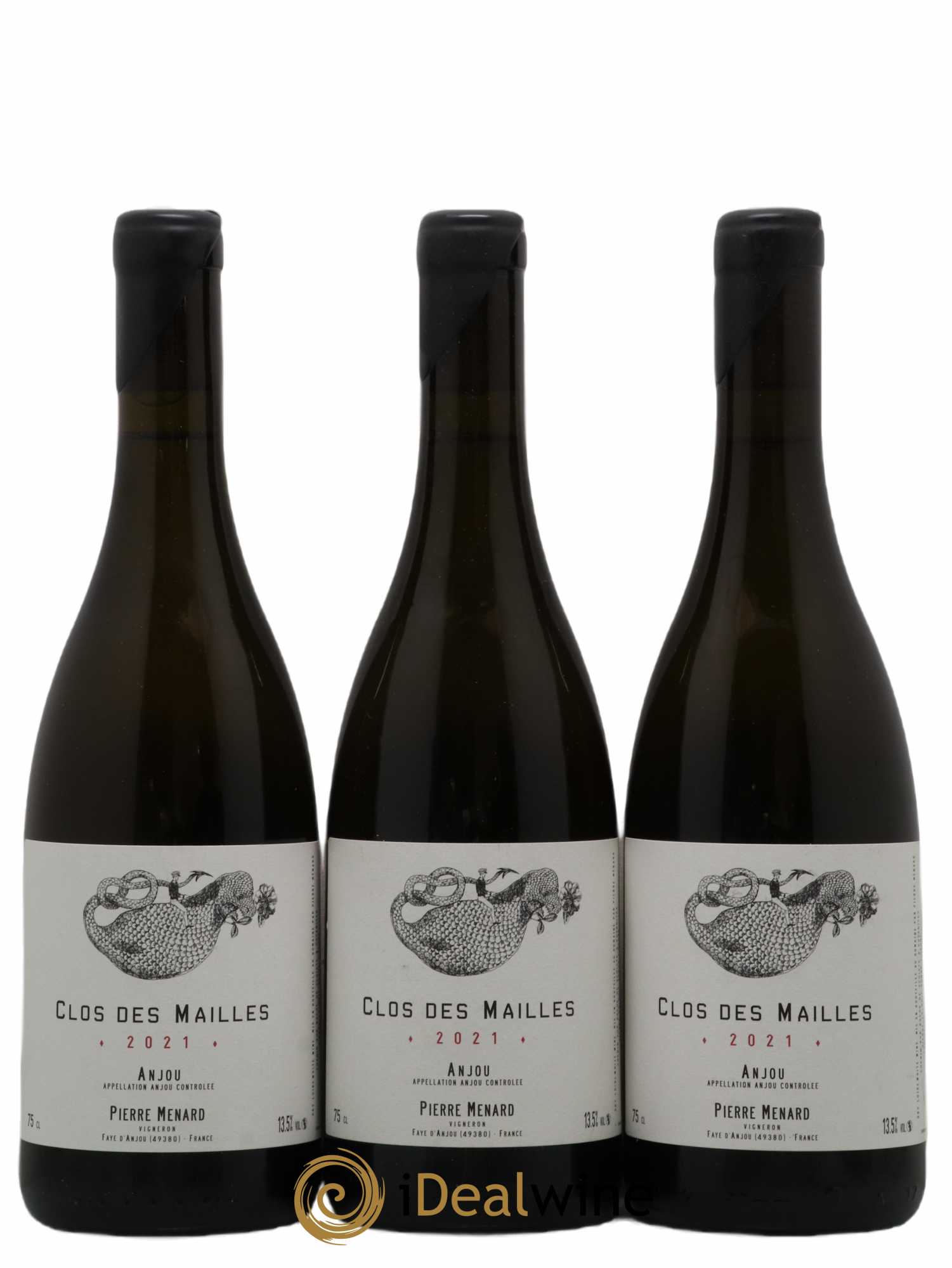 Anjou Le Clos des Mailles Pierre Ménard 2021 - Lot de 3 bouteilles - 0