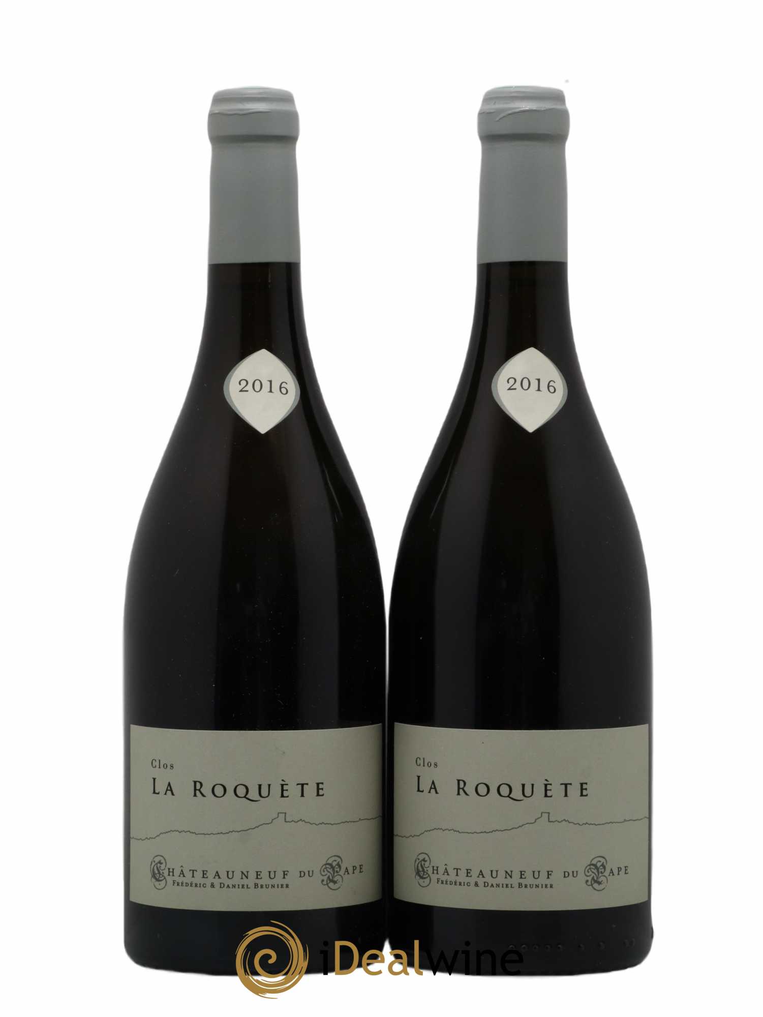 Châteauneuf-du-Pape La Roquète - Anciennement La Roquette (Domaine de) Clos de La Roquète Vignobles Brunier 2016 - Lot de 2 bouteilles - 0