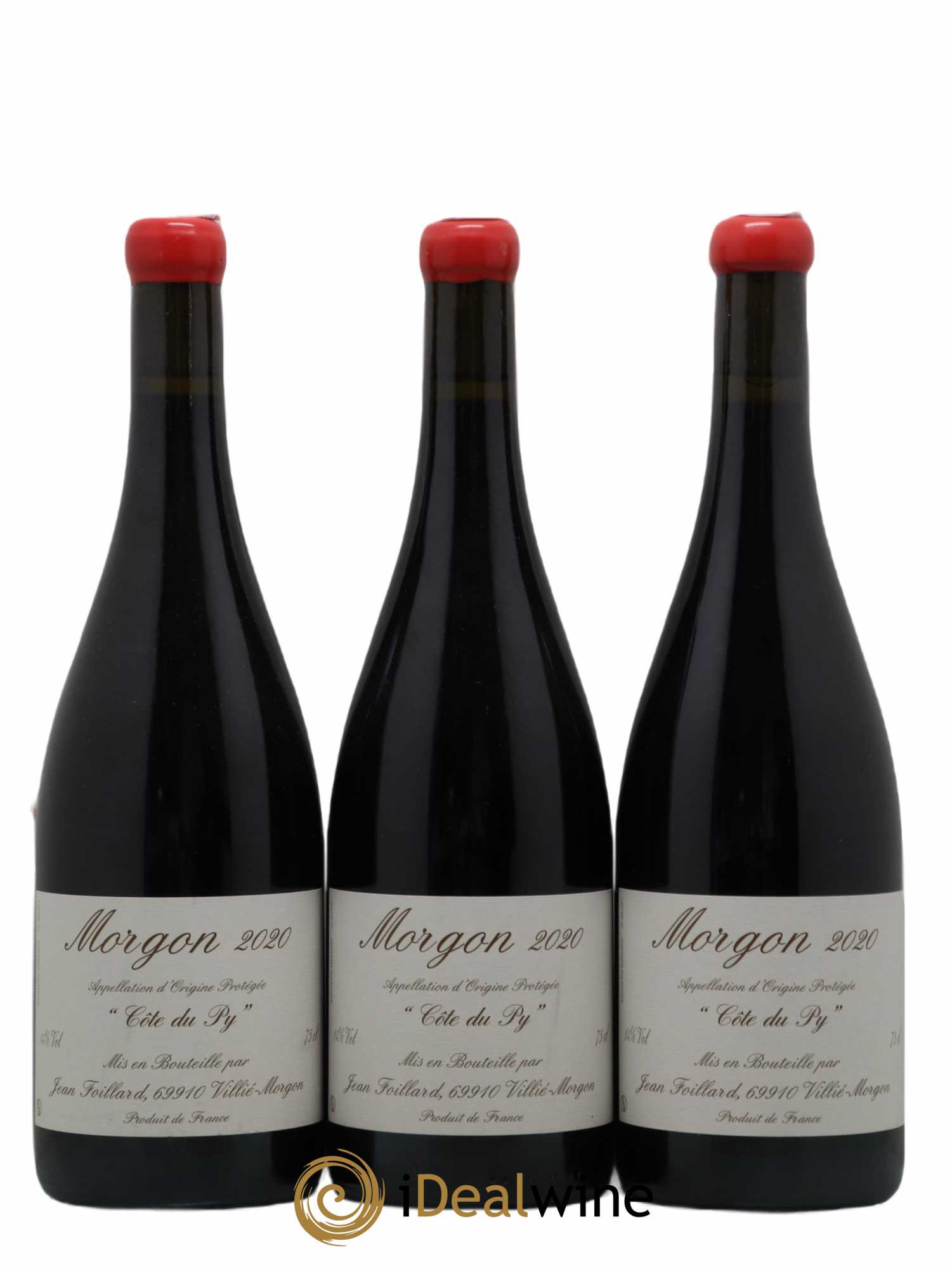 Morgon Côte du Py Jean Foillard 2020 - Lot de 3 bouteilles - 0