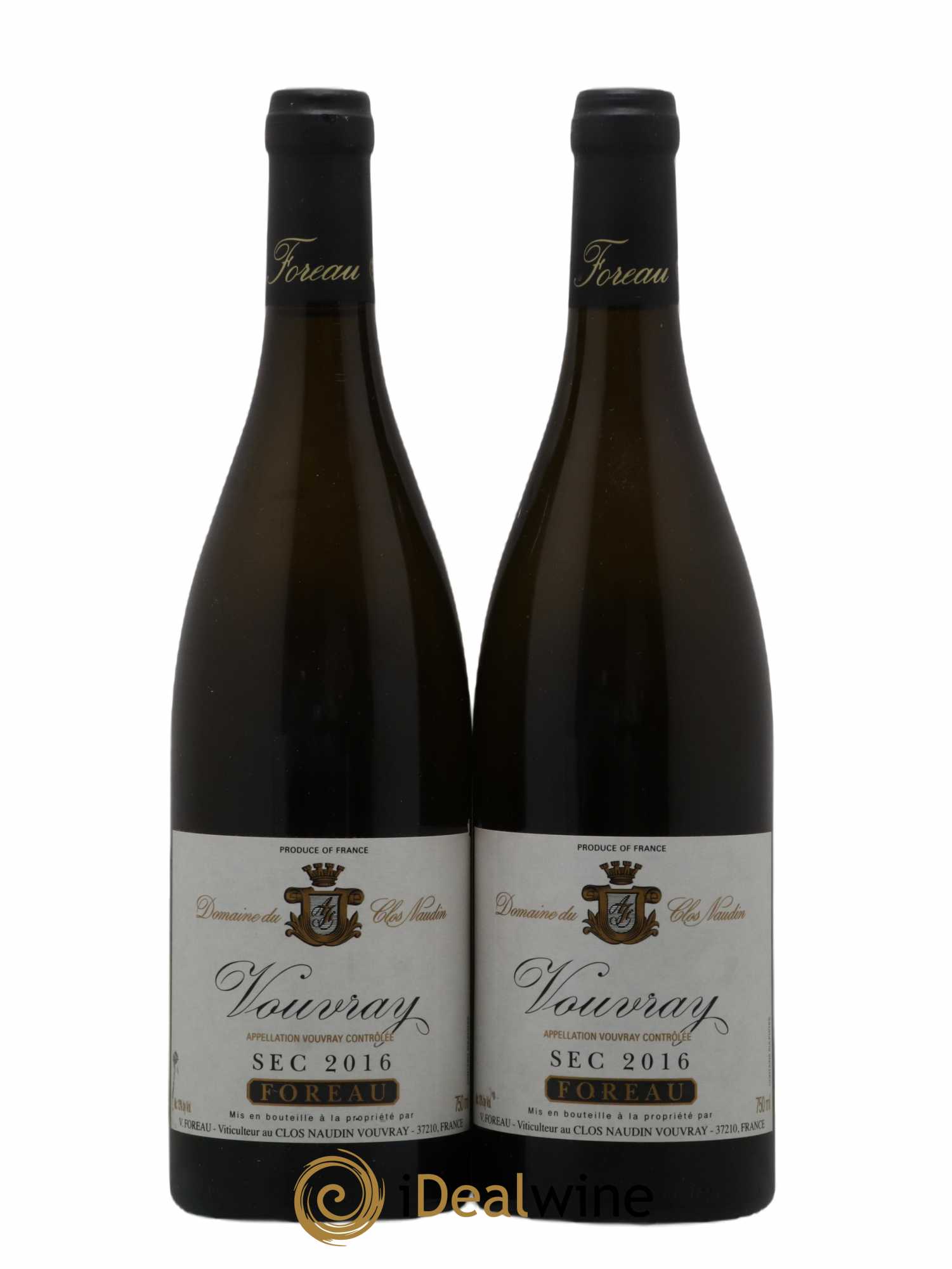 Vouvray Sec Clos Naudin - Philippe Foreau 2016 - Lot de 2 bouteilles - 0