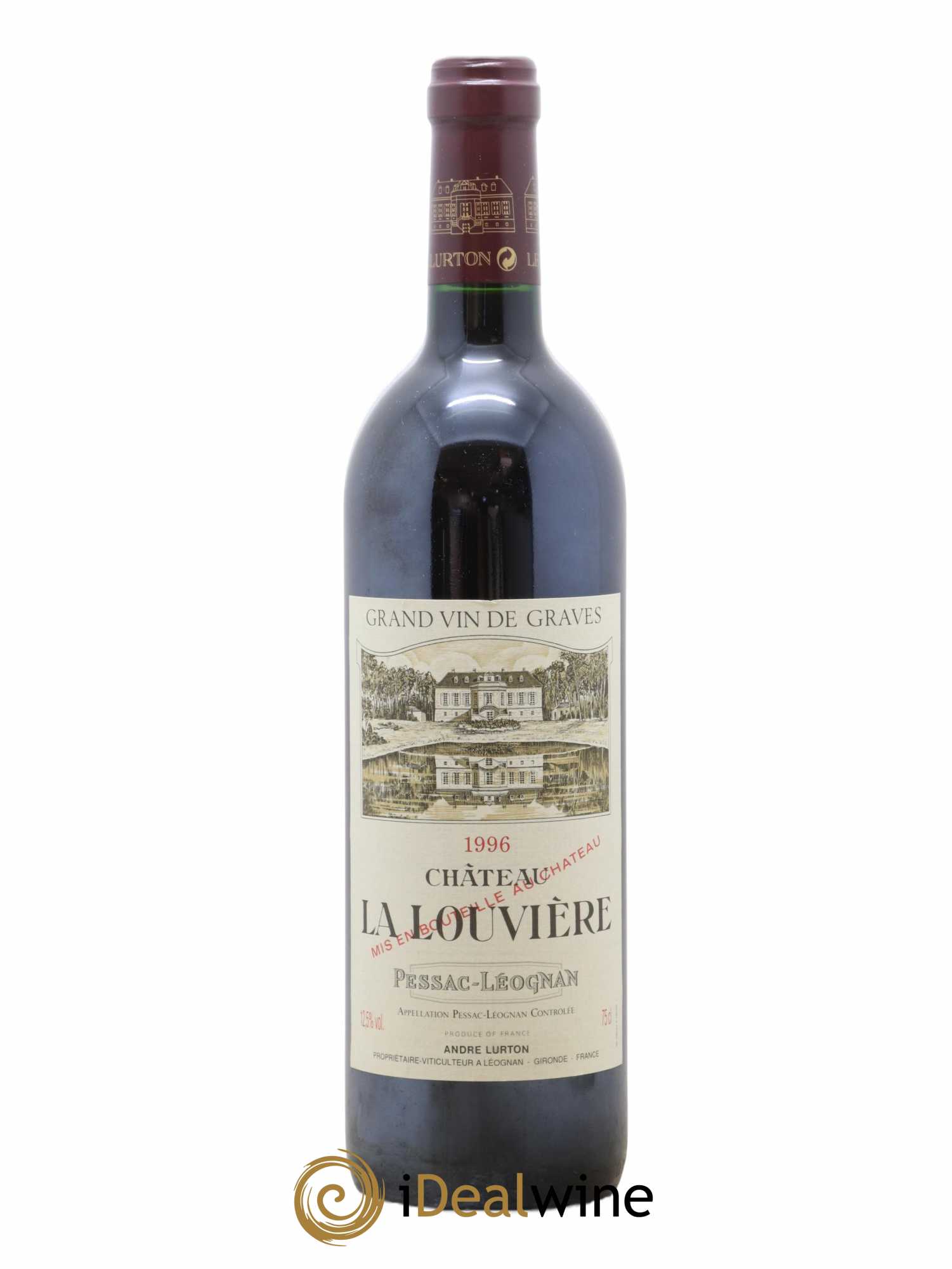 Château la Louvière 1996 - Lot de 1 bouteille - 0