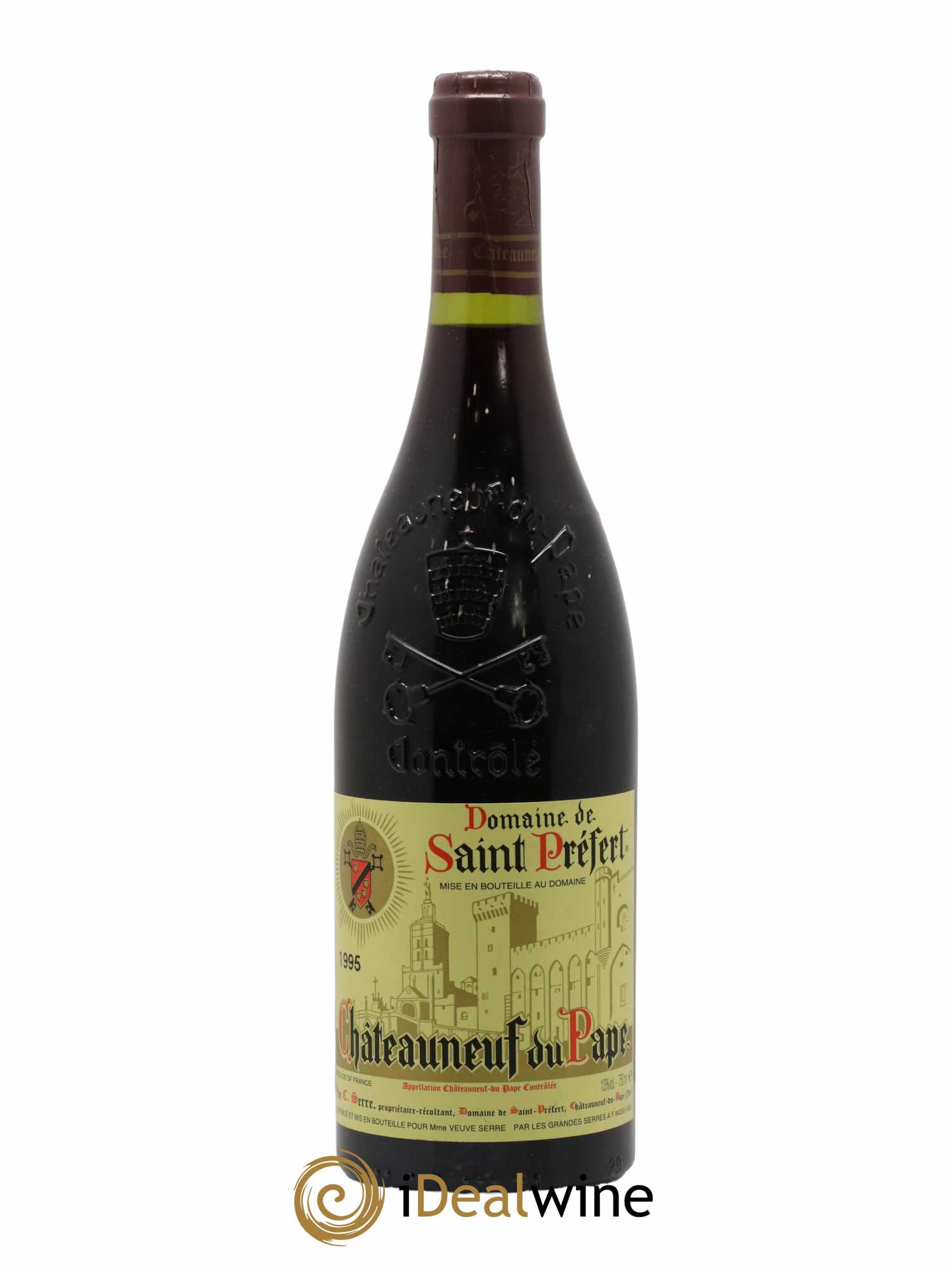 Châteauneuf-du-Pape Domaine Saint-Préfert 1995 - Lot of 1 bottle - 0