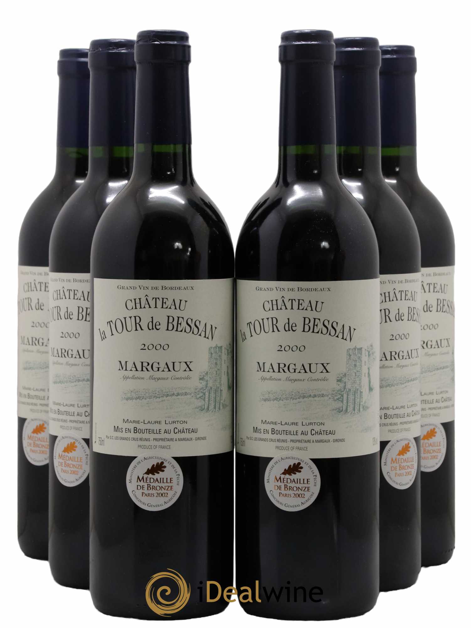 La Tour de Bessan 2000 - Lot of 6 bottles - 0