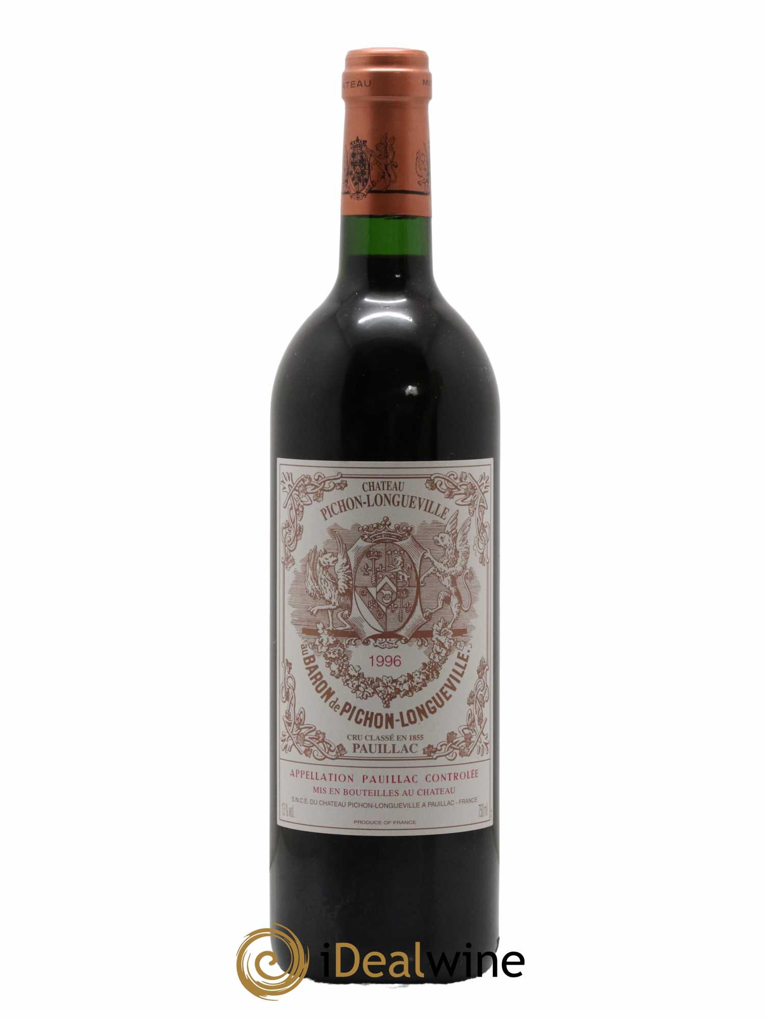 Pichon Longueville Baron 2ème Grand Cru Classé 1996 - Lot de 1 bouteille - 0
