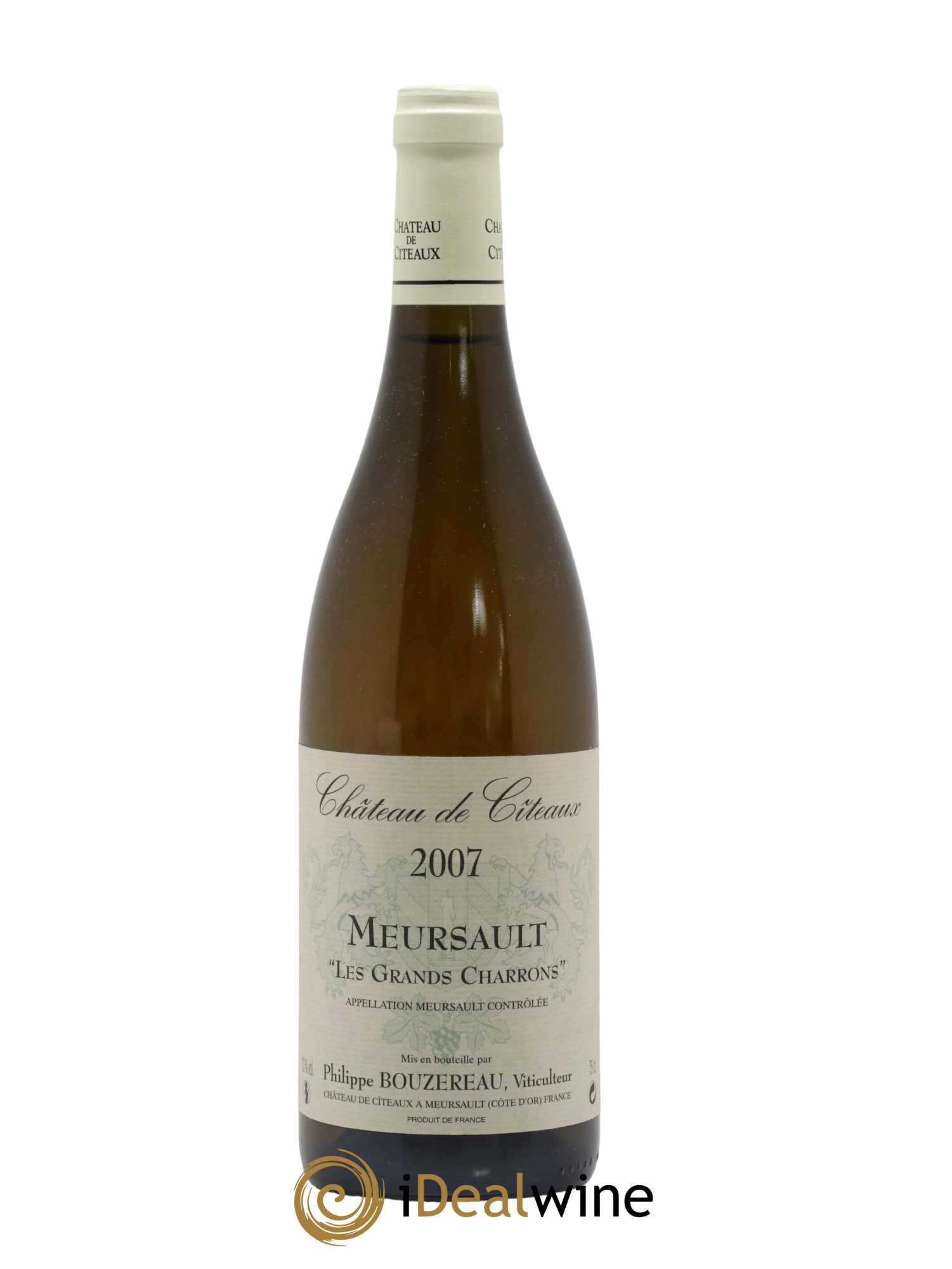 Meursault Les Grands Charrons Châteaux De Cîteaux Philippe Bouzereau 2007 - Lot de 1 bouteille - 0
