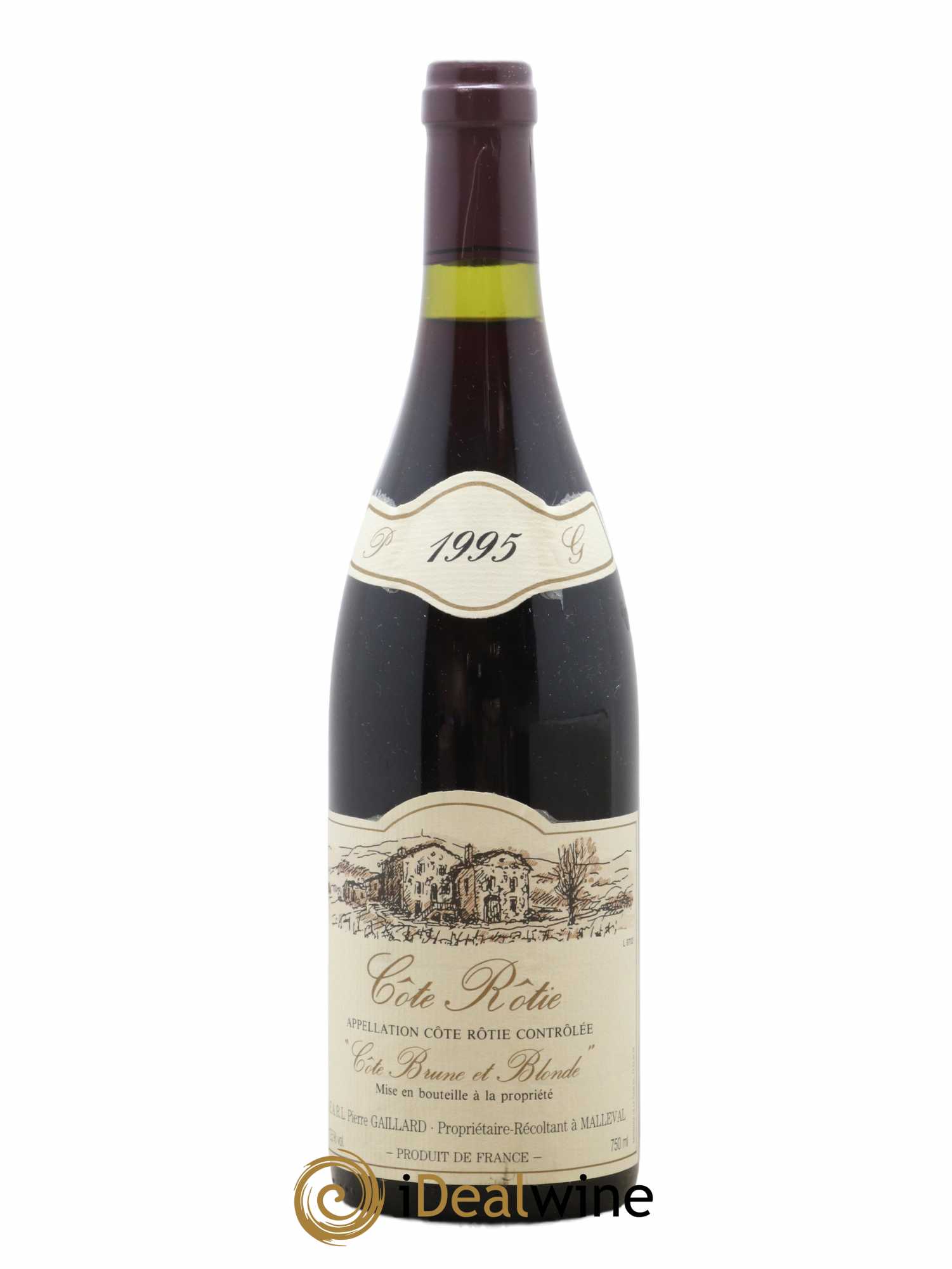 Côte-Rôtie Pierre Gaillard Brune Et Blonde 1995 - Lot de 1 bouteille - 0