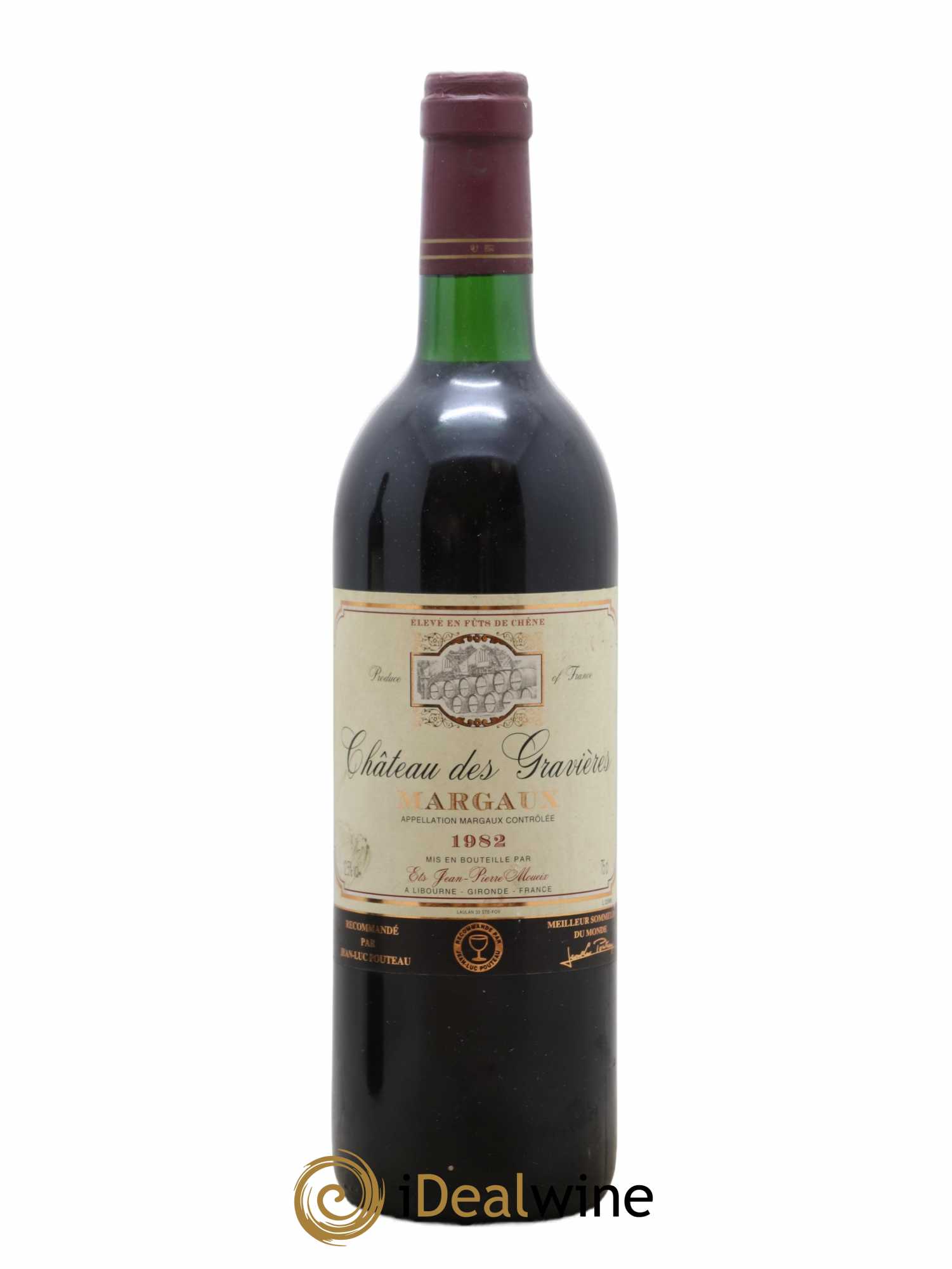 Bordeaux Margaux Château Des Gravieres 1982 - Lot de 1 bouteille - 0