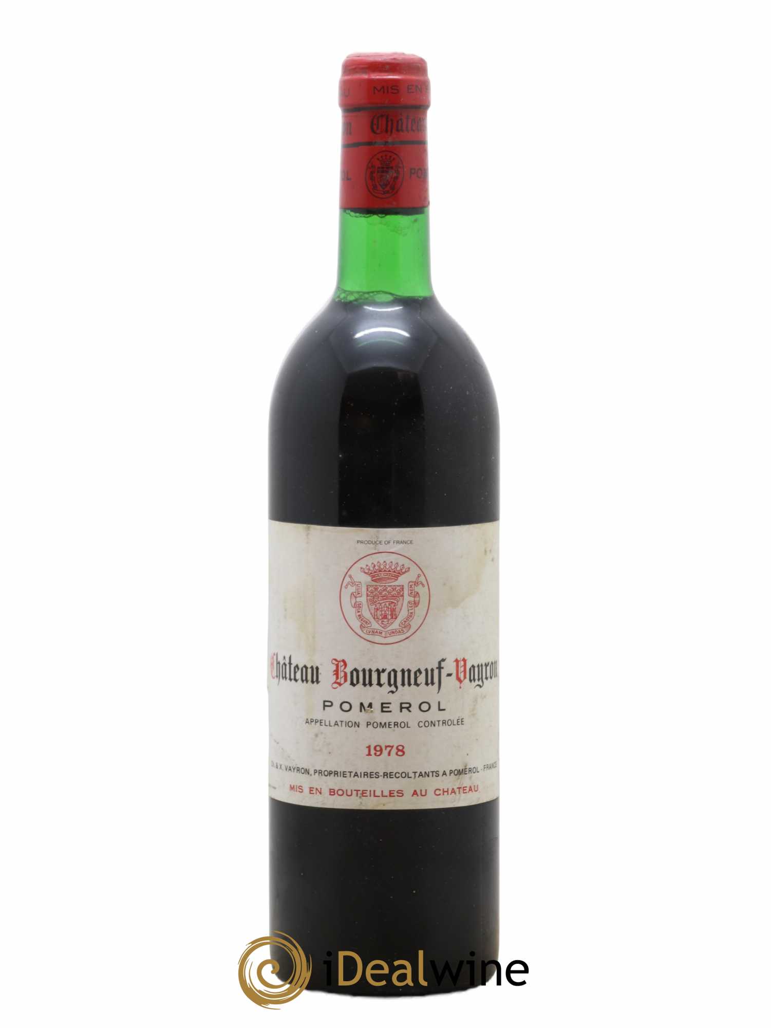 Château Bourgneuf Vayron 1978 - Lot de 1 bouteille - 0