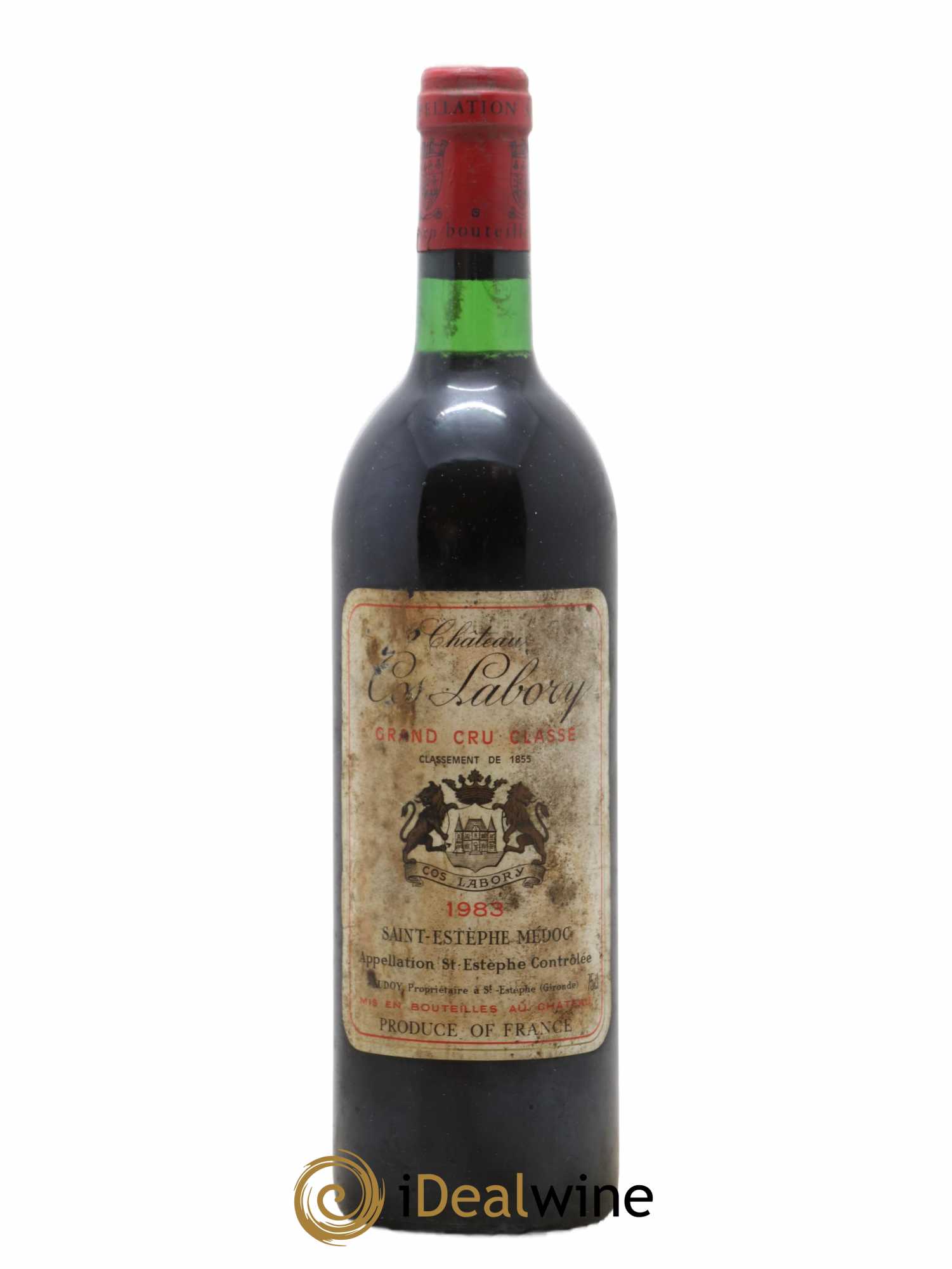 Château Cos Labory 5ème Grand Cru Classé 1983 - Lot de 1 bouteille - 0