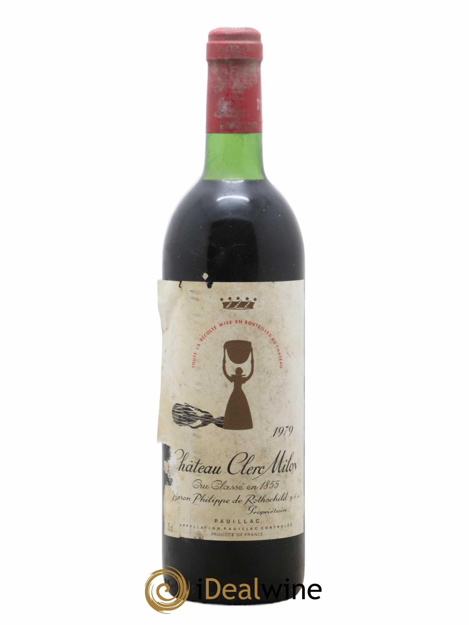 Château Clerc Milon 5ème Grand Cru Classé 1979 - Lot de 1 bouteille - 0