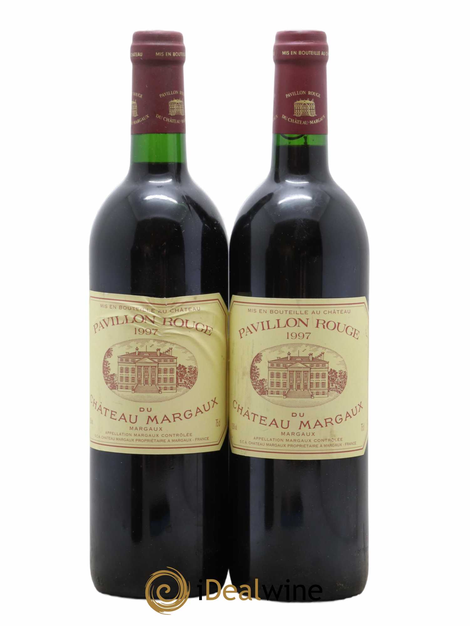 Pavillon Rouge du Château Margaux Second Vin 1997 - Lot de 2 bouteilles - 0