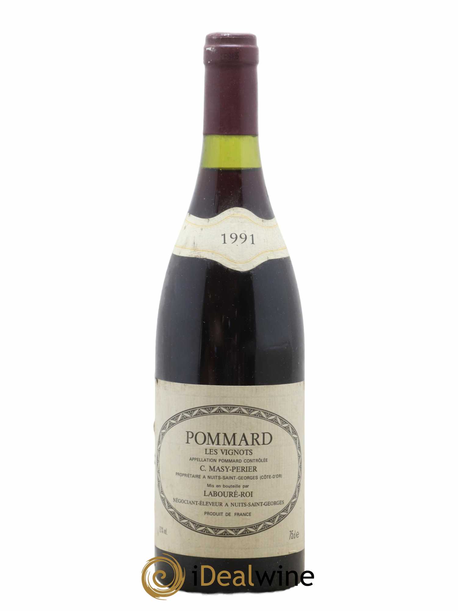 Pommard Les Vignots C. Masy Perier 1991 - Lot de 1 bouteille - 0