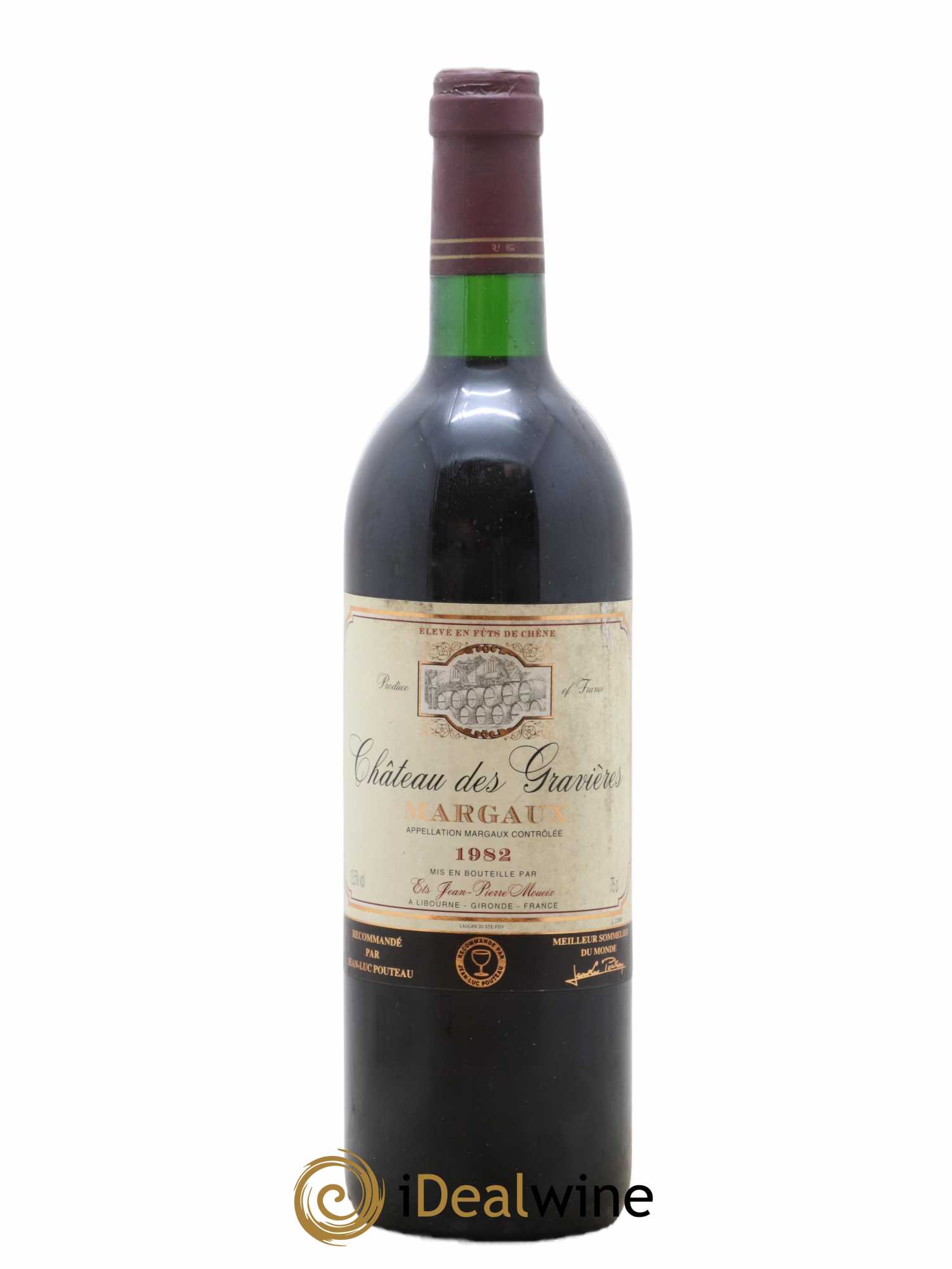 Bordeaux Margaux Château Des Gravieres 1982 - Lot de 1 bouteille - 0