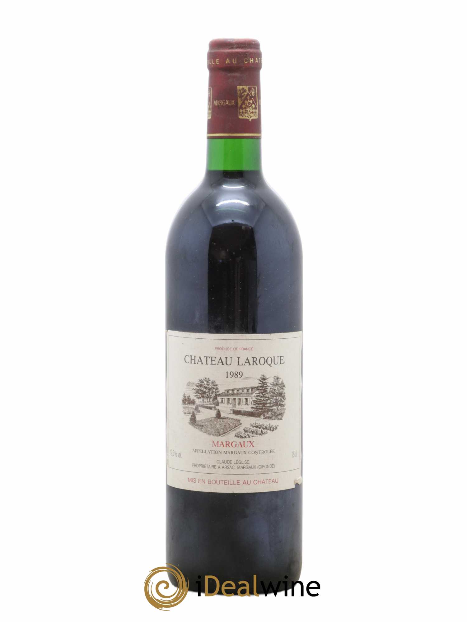 Bordeaux Margaux Château Laroque 1989 - Lot de 1 bouteille - 0