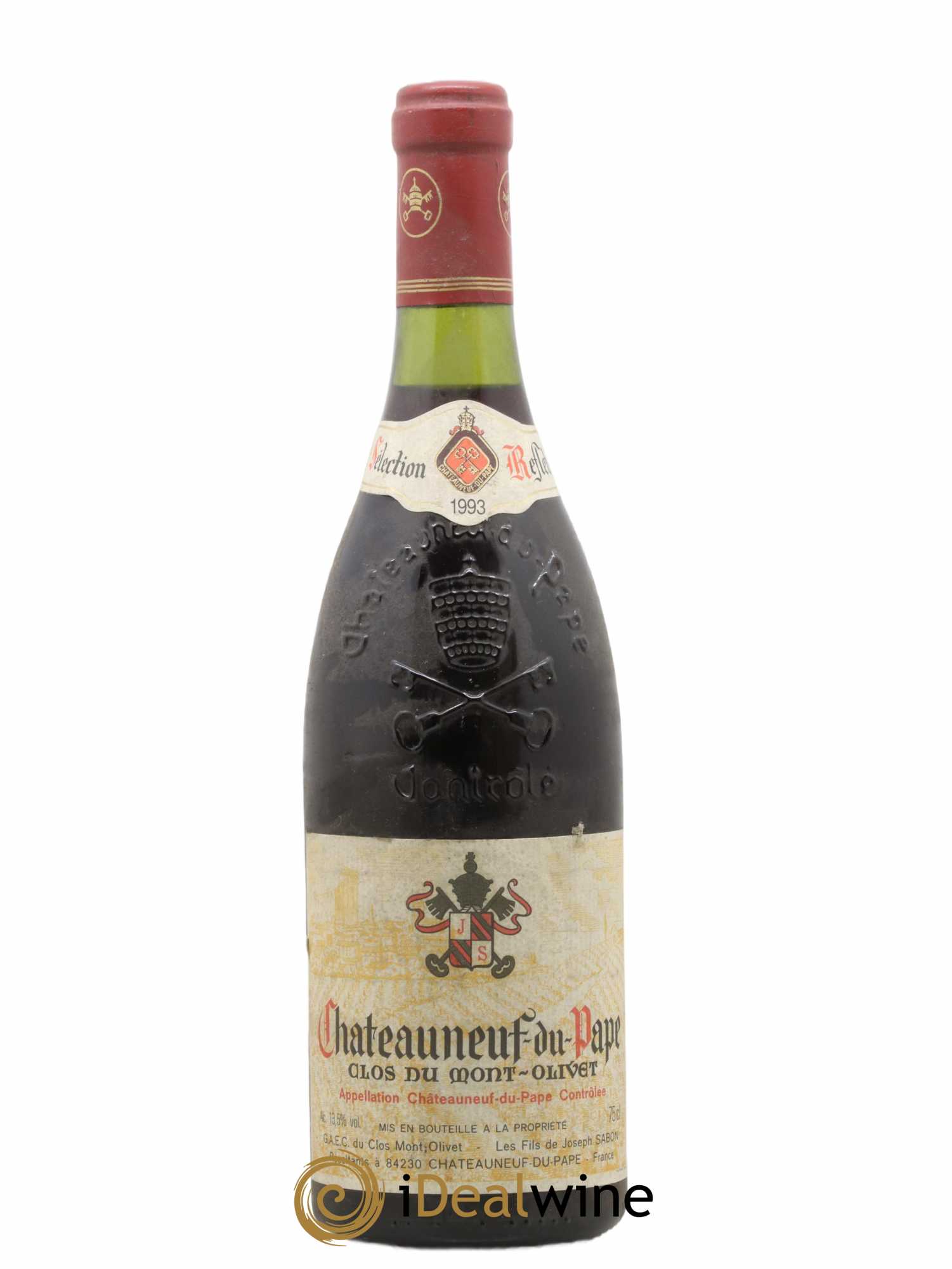 Châteauneuf-du-Pape Clos du Mont-Olivet 1993 - Lot de 1 bouteille - 0