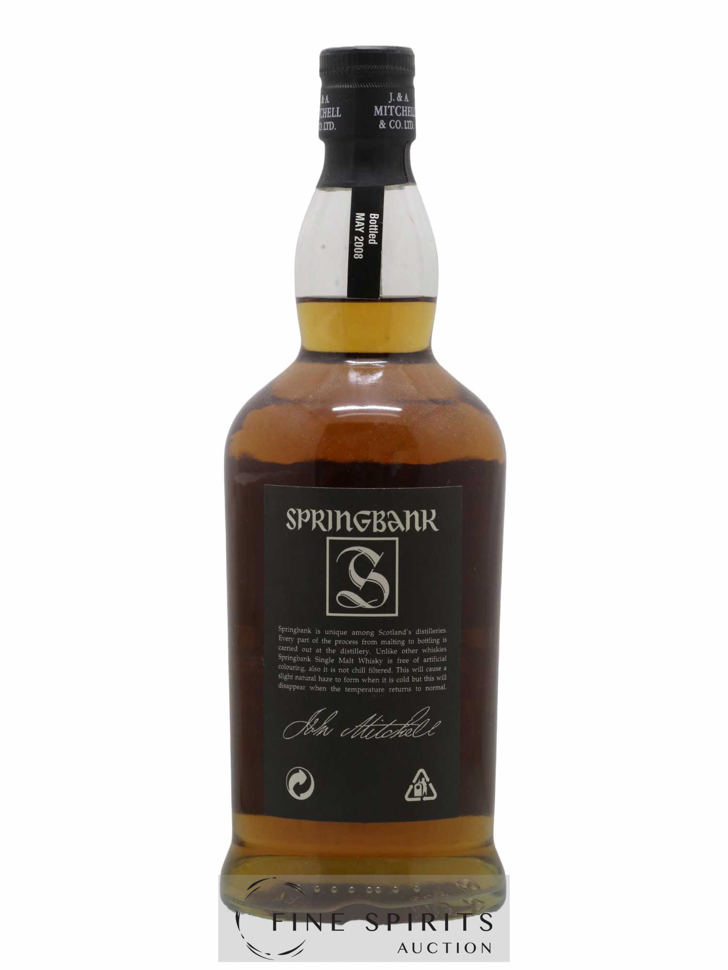 Springbank 1997 Of. Vintage Batch n°2 - bottled 2008 - Lot de 1 bouteille - 1