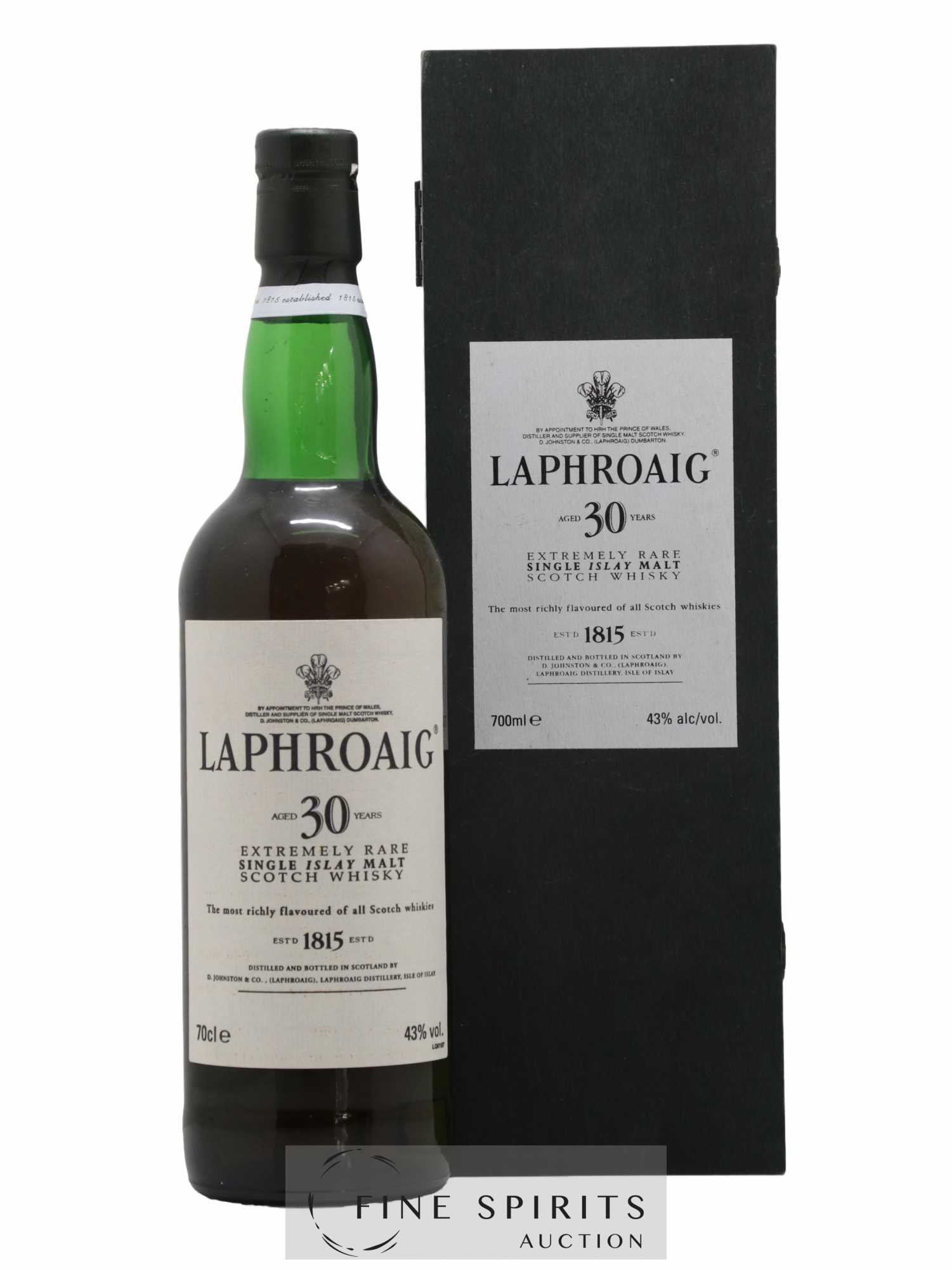 Laphroaig 30 years Of. (70cl.) - Lot de 1 bouteille - 0