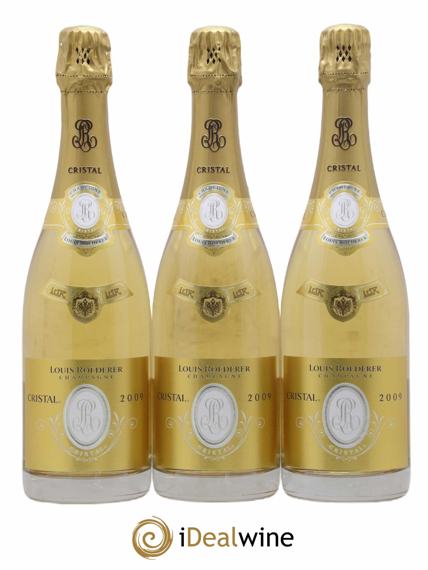 Cristal Louis Roederer 2009 - Lot de 3 bouteilles - 0