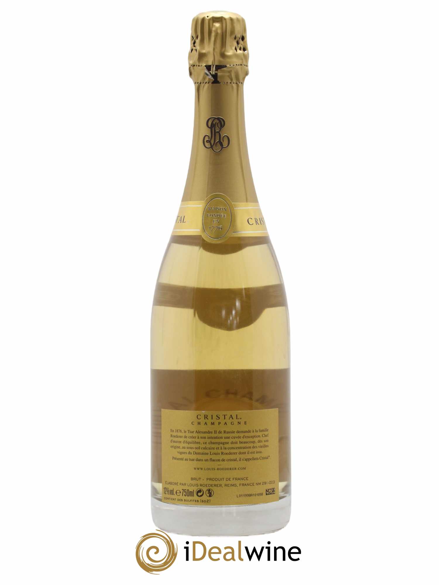 Cristal Louis Roederer 2009 - Lot de 1 bouteille - 1