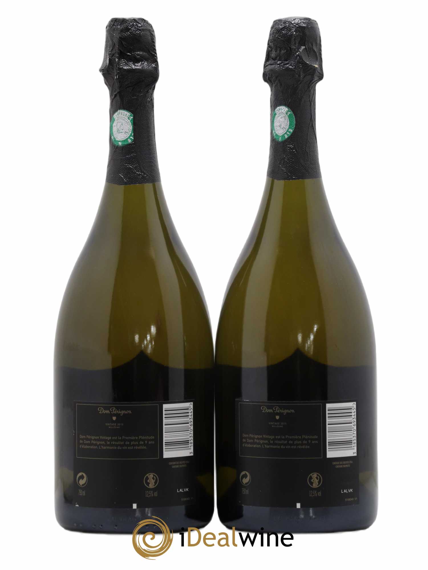 Brut Dom Pérignon 2010 - Lot de 2 bouteilles - 1