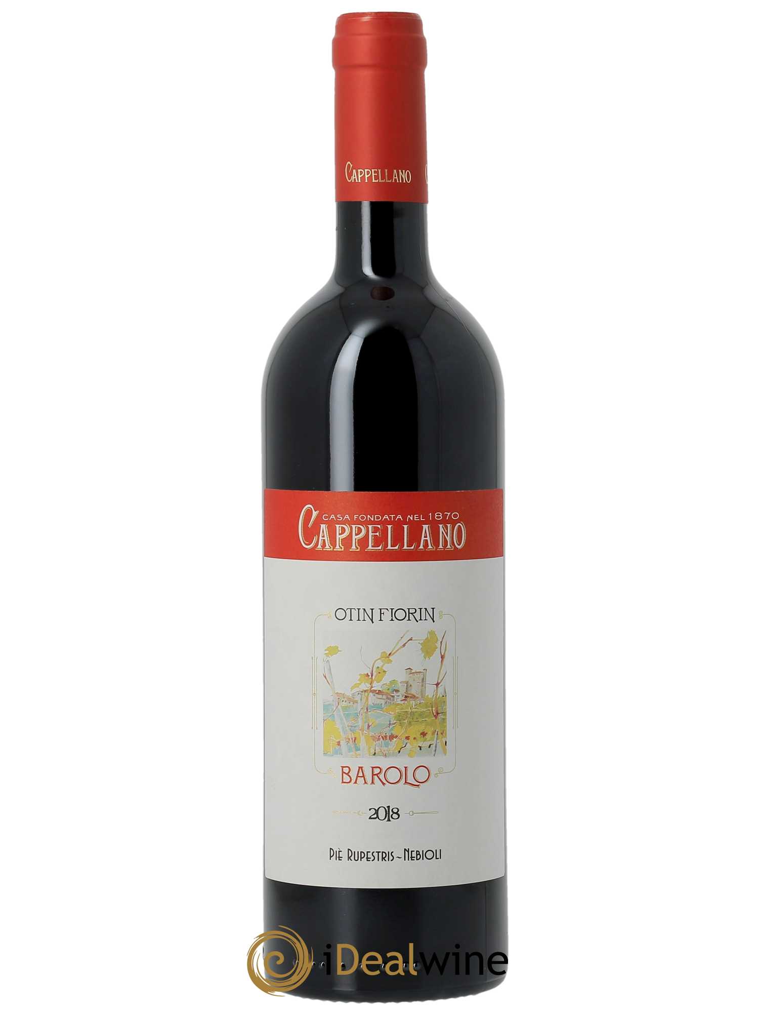 Barolo DOCG Pie Rupestris Cappellano 2018 - Lot de 1 bouteille - 0