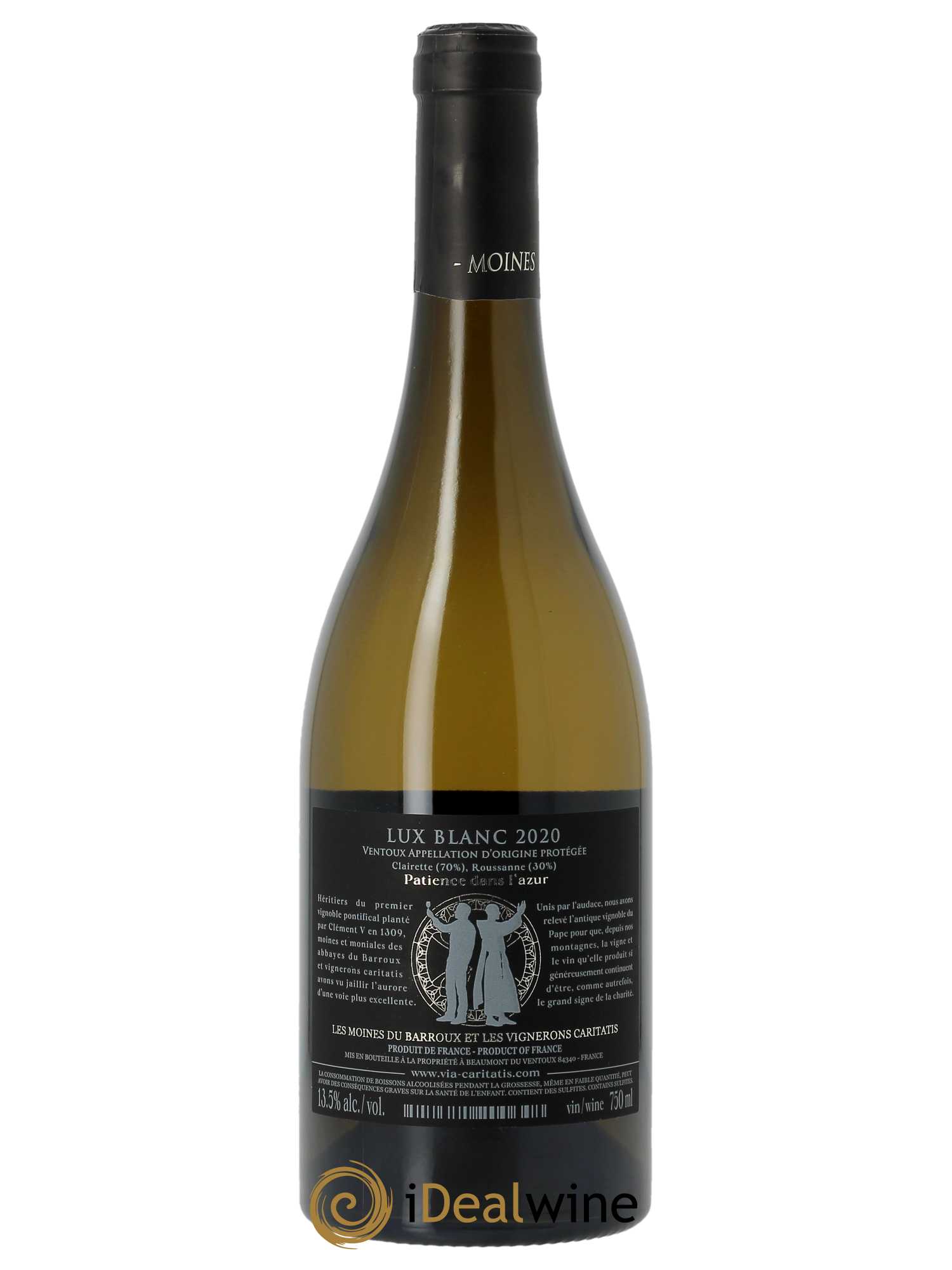 Ventoux Lux Via Caritatis 2020 - Lot de 1 bouteille - 1